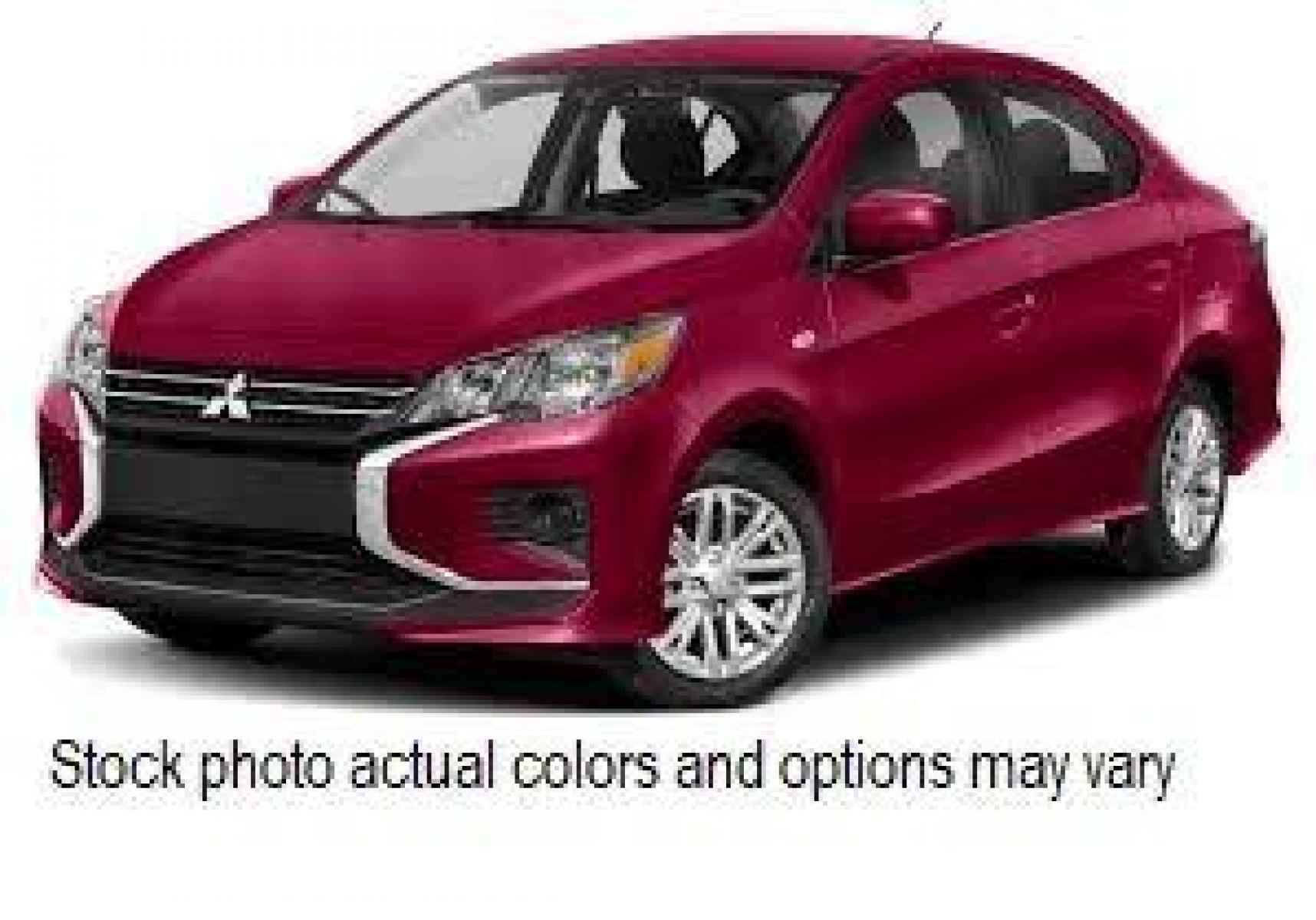 2021 BLACK Mitsubishi Mirage (ML32AUHJ2MH) with an 3-Cyl 1.2 Liter engine, Automatic CVT transmission, located at 412 Auto Vista Drive, Palmdale, CA, 93551, (661) 945-0620, 34.592636, -118.136681 - Photo #0