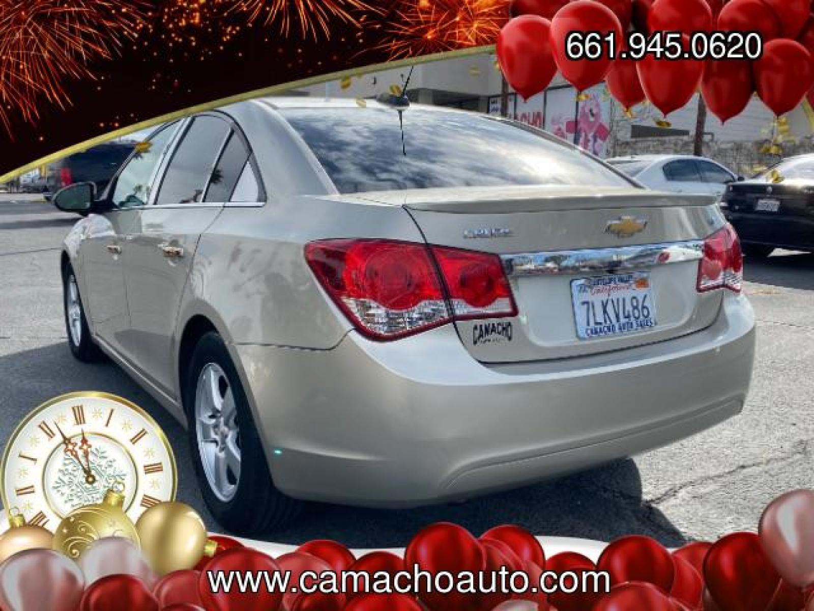 2015 GOLD Chevrolet Cruze (1G1PC5SB4F7) with an 4-Cyl ECOTEC 1.4T engine, Auto 6-Spd Overdrive transmission, located at 412 Auto Vista Drive, Palmdale, 93551, (661) 945-0620, 34.592636, -118.136681 - Photo #4