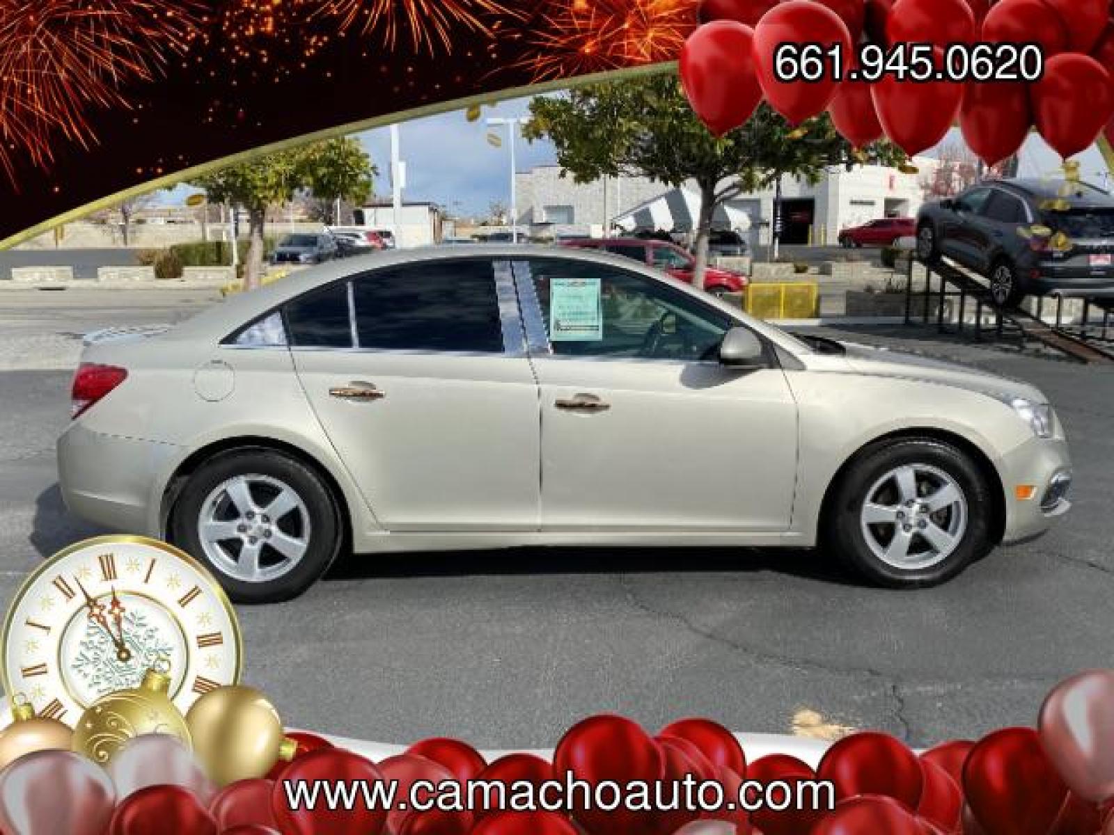 2015 GOLD Chevrolet Cruze (1G1PC5SB4F7) with an 4-Cyl ECOTEC 1.4T engine, Auto 6-Spd Overdrive transmission, located at 412 Auto Vista Drive, Palmdale, 93551, (661) 945-0620, 34.592636, -118.136681 - Photo #7