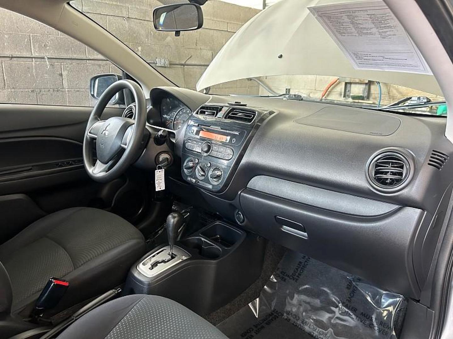 2017 GRAY Mitsubishi Mirage G4 (ML32F3FJ2HH) with an 3-Cyl 1.2 Liter engine, Automatic transmission, located at 412 Auto Vista Drive, Palmdale, CA, 93551, (661) 945-0620, 34.592636, -118.136681 - Photo#27