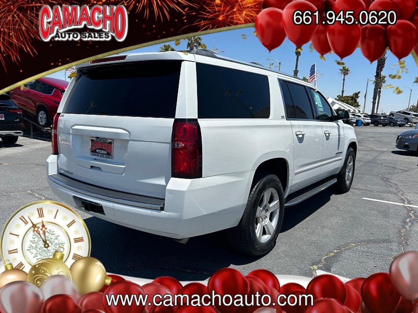 2016 WHITE Chevrolet Suburban (1GNSCJKC4GR) with an V8 EcoTec3 5.3 Liter engine, Automatic 6-Spd w/Overdrive transmission, located at 412 Auto Vista Drive, Palmdale, CA, 93551, (661) 945-0620, 34.592636, -118.136681- Photo#5