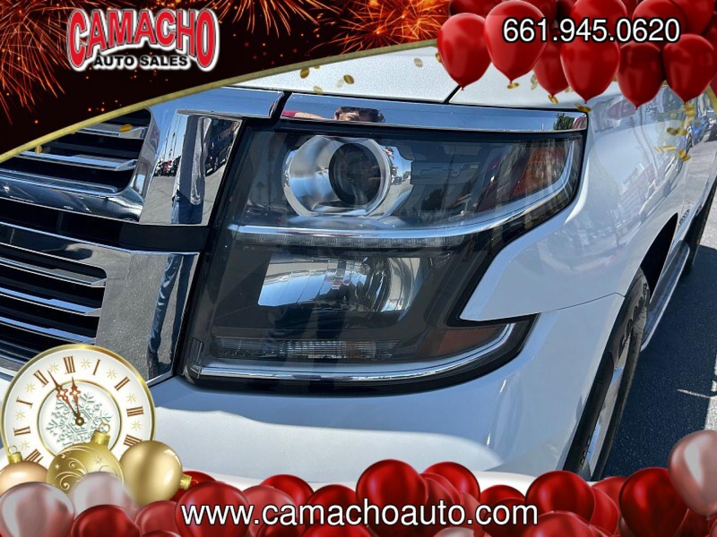 2016 WHITE Chevrolet Suburban (1GNSCJKC4GR) with an V8 EcoTec3 5.3 Liter engine, Automatic 6-Spd w/Overdrive transmission, located at 412 Auto Vista Drive, Palmdale, CA, 93551, (661) 945-0620, 34.592636, -118.136681- Photo#9