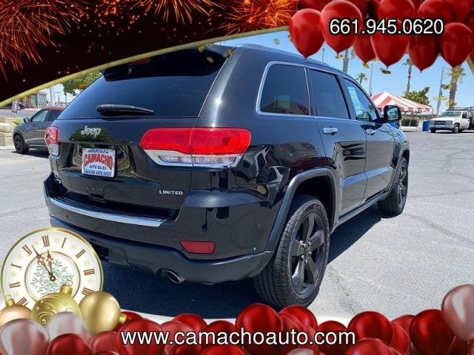2014 BLACK Jeep Grand Cherokee (1C4RJEBM7EC) with an V6 EcoDiesel 3.0T engine, Automatic 8-Spd transmission, located at 412 Auto Vista Drive, Palmdale, CA, 93551, (661) 945-0620, 34.592636, -118.136681 - Photo #1