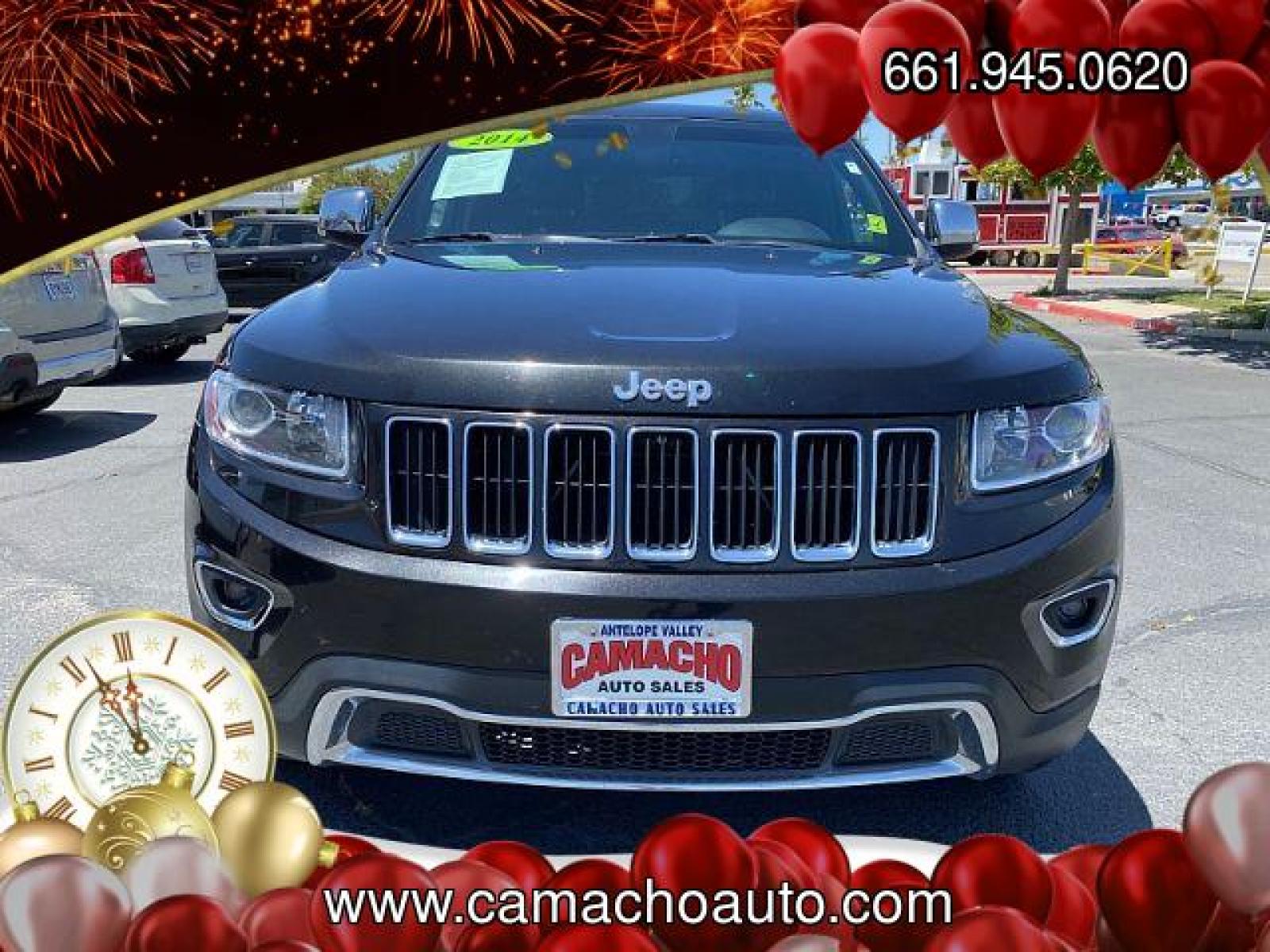 2014 BLACK Jeep Grand Cherokee (1C4RJEBM7EC) with an V6 EcoDiesel 3.0T engine, Automatic 8-Spd transmission, located at 412 Auto Vista Drive, Palmdale, CA, 93551, (661) 945-0620, 34.592636, -118.136681 - Photo #6
