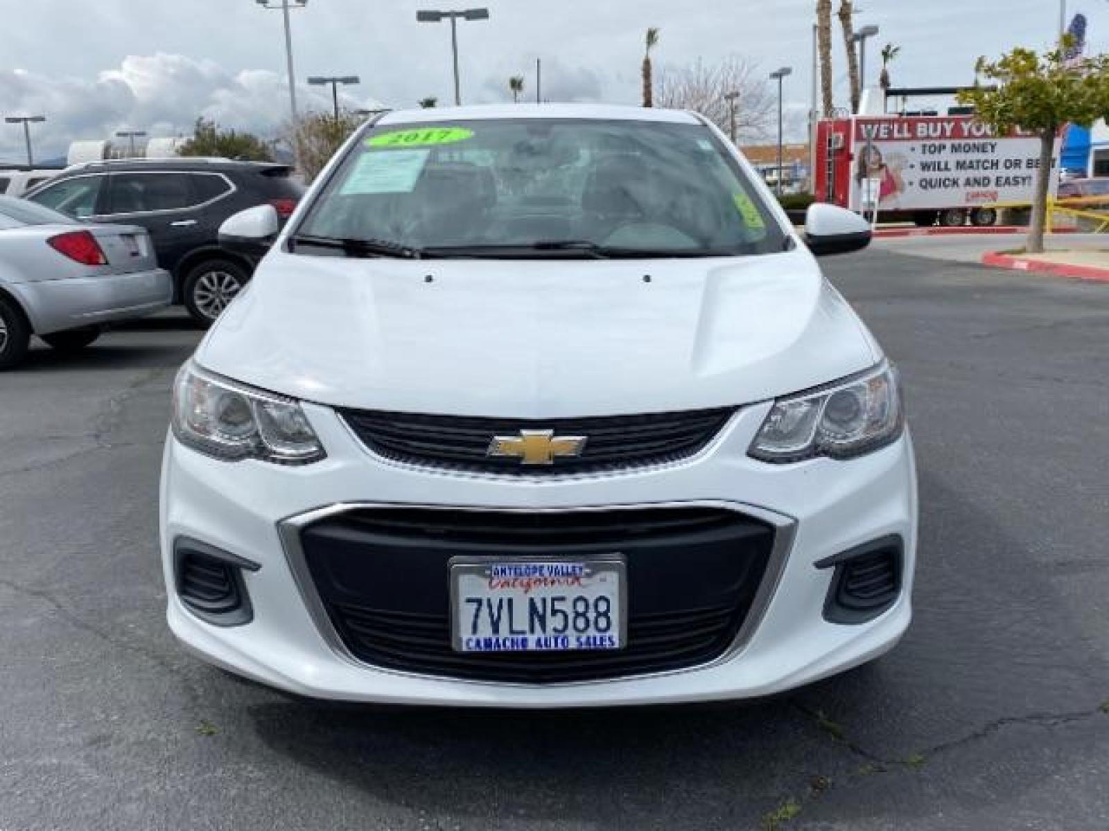 2017 WHITE Chevrolet Sonic (1G1JF5SB5H4) with an 4-Cyl Turbo 1.4 Liter engine, Automatic 6-Spd transmission, located at 412 Auto Vista Drive, Palmdale, 93551, (661) 945-0620, 34.592636, -118.136681 - Photo #17