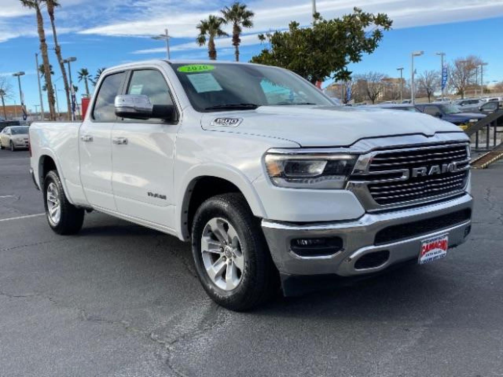 2020 WHITE Ram 1500 2WD (1C6RREDT0LN) with an 8-Cyl 5.7 Liter engine, Automatic 8-Spd transmission, located at 412 Auto Vista Drive, Palmdale, CA, 93551, (661) 945-0620, 34.592636, -118.136681 - Photo #0
