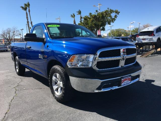 2016 BLUE Ram 1500 2WD (3C6JR6DM4GG) with an V6 Turbo EcoDiesel 3.0 Liter engine, Automatic 8-Spd transmission, located at 412 Auto Vista Drive, Palmdale, 93551, (661) 945-0620, 34.592636, -118.136681 - Photo #0