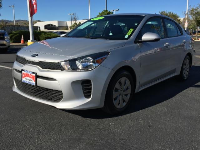 2020 SILVER Kia Rio (3KPA24AD2LE) with an 4-Cyl 1.6 Liter engine, Automatic IVT transmission, located at 412 Auto Vista Drive, Palmdale, 93551, (661) 945-0620, 34.592636, -118.136681 - Photo #2