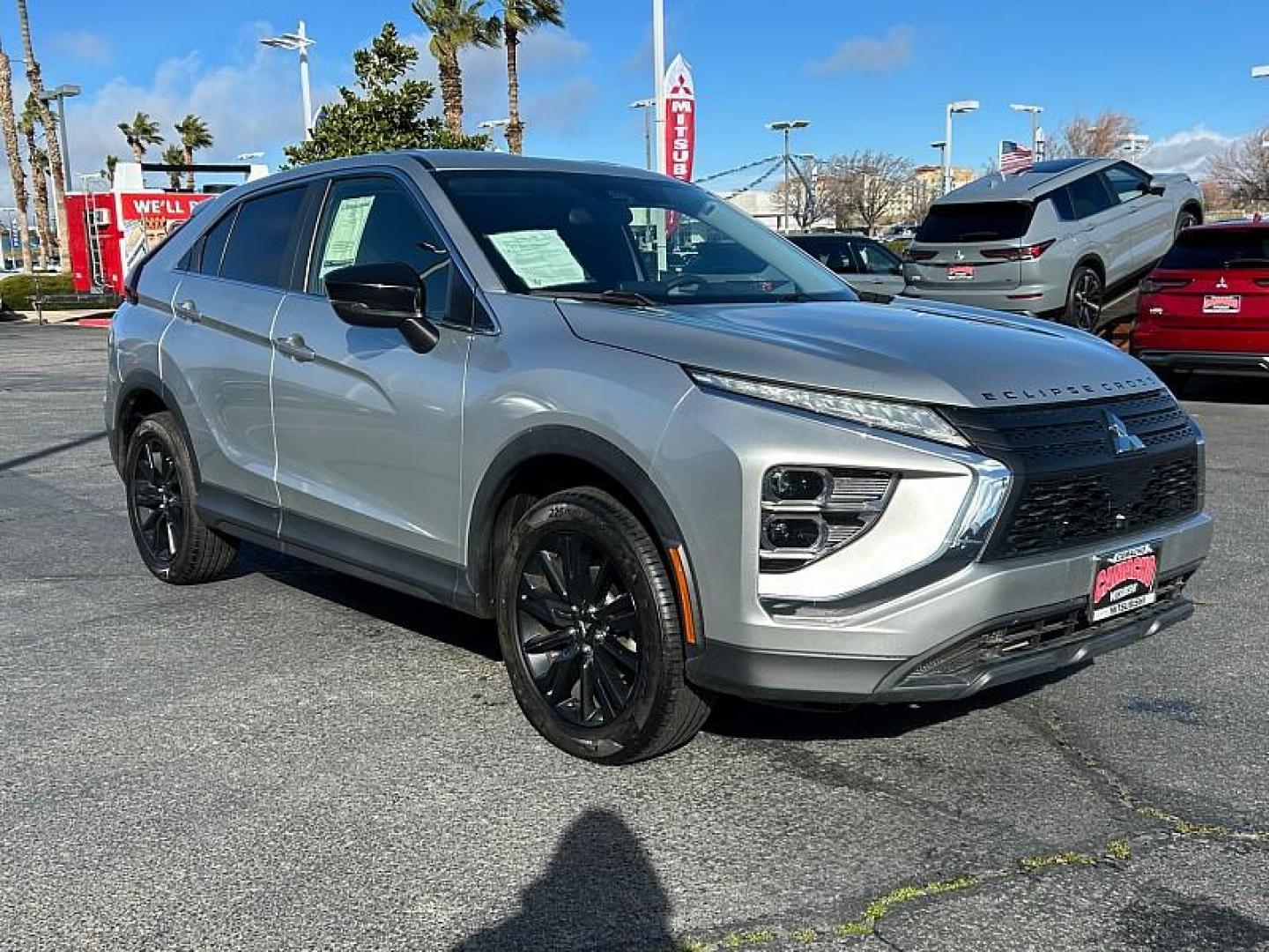2023 Mitsubishi Eclipse Cross (JA4ATVAA0PZ) with an 4-Cyl Turbo 1.5 Liter engine, Automatic CVT w/Sport Mode transmission, located at 412 Auto Vista Drive, Palmdale, CA, 93551, (661) 945-0620, 34.592636, -118.136681 - Photo#0