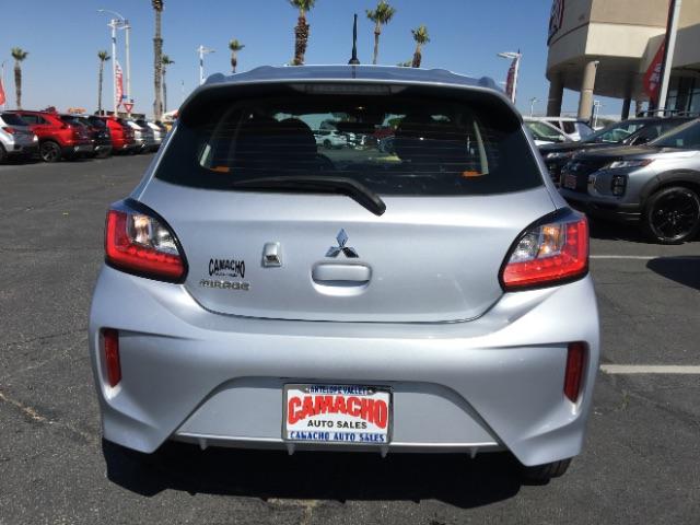 2021 SILVER Mitsubishi Mirage (ML32AUHJ9MH) with an 3-Cyl 1.2 Liter engine, Automatic CVT transmission, located at 412 Auto Vista Drive, Palmdale, 93551, (661) 945-0620, 34.592636, -118.136681 - Photo #4