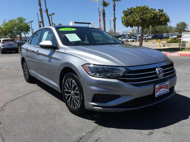 2021 BLACK Volkswagen Jetta (3VWC57BUXMM) with an 4-Cyl Turbo 1.4 Liter engine, Automatic 8-Spd and Tiptronic transmission, located at 412 Auto Vista Drive, Palmdale, 93551, (661) 945-0620, 34.592636, -118.136681 - Photo #1