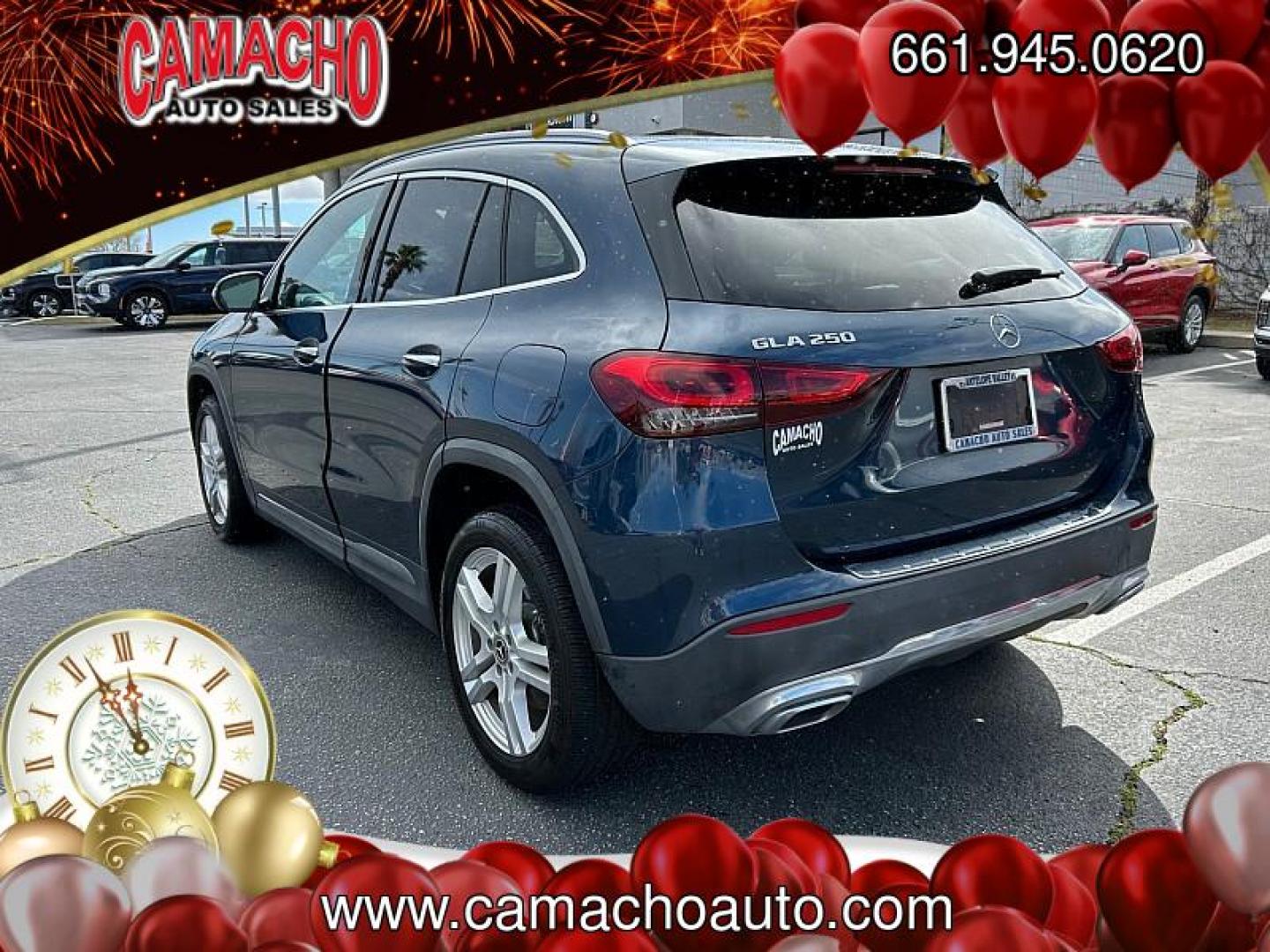 2021 BLUE Mercedes-Benz GLA (W1N4N4GB6MJ) with an 4-Cyl Turbo 2.0 Liter engine, Automatic 8-Spd DCT transmission, located at 412 Auto Vista Drive, Palmdale, CA, 93551, (661) 945-0620, 34.592636, -118.136681- Photo#8