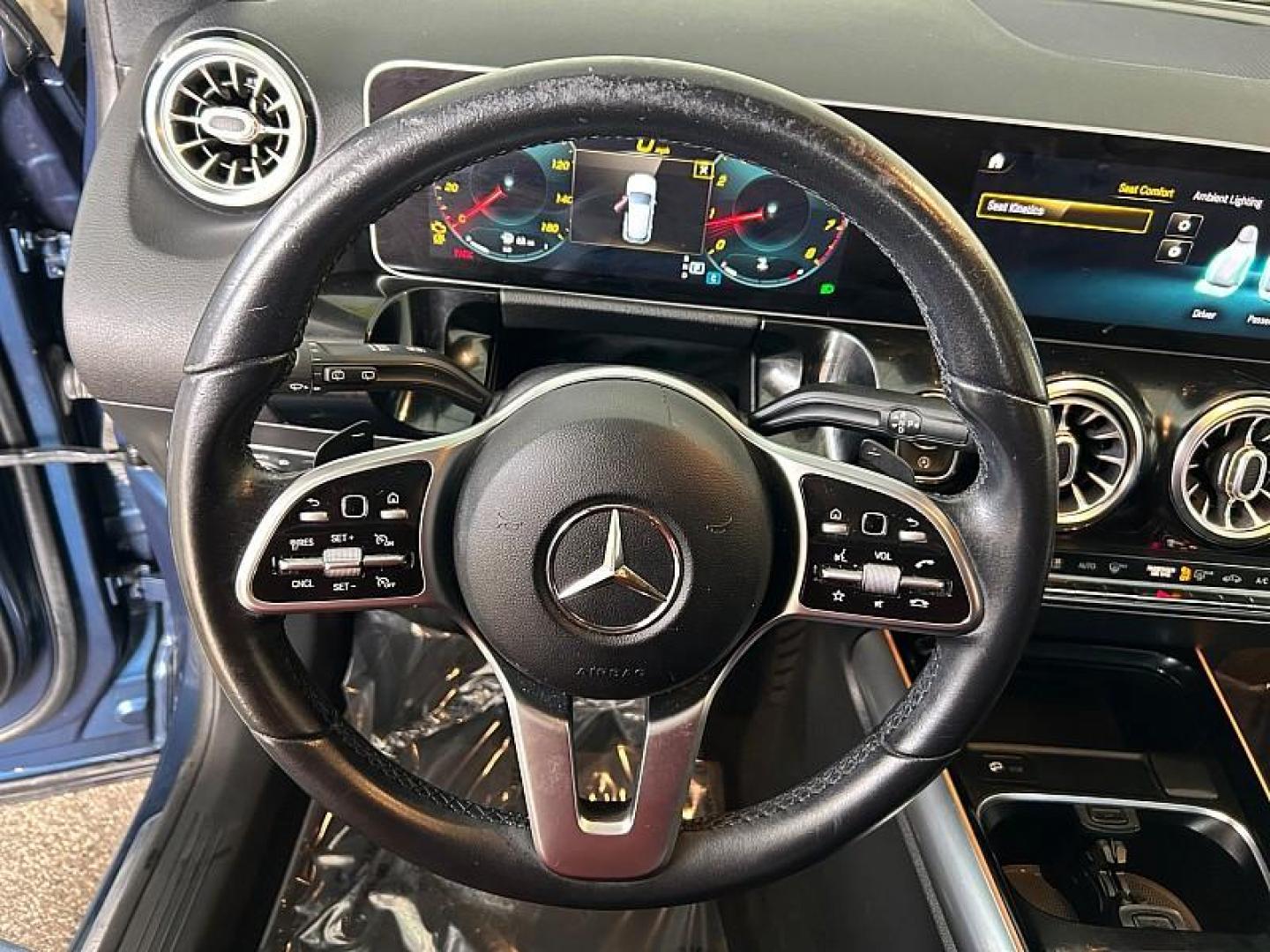 2021 BLUE Mercedes-Benz GLA (W1N4N4GB6MJ) with an 4-Cyl Turbo 2.0 Liter engine, Automatic 8-Spd DCT transmission, located at 412 Auto Vista Drive, Palmdale, CA, 93551, (661) 945-0620, 34.592636, -118.136681 - Photo#23