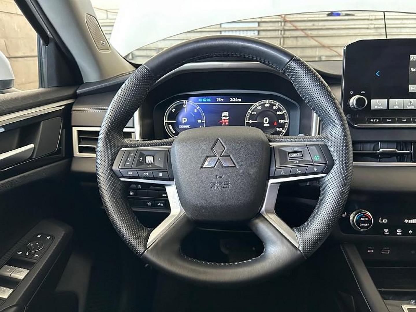 2023 WHITE Mitsubishi Outlander Plug-In Hybrid (JA4T5UA97PZ) with an 4-Cyl Hybrid 2.4 Liter engine, Automatic 1-Spd transmission, located at 412 Auto Vista Drive, Palmdale, CA, 93551, (661) 945-0620, 34.592636, -118.136681 - Photo#23
