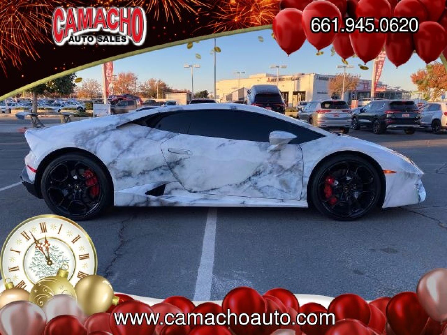 2017 WHITE Lamborghini Huracan (ZHWUC2ZF6HL) with an V10 5.2 Liter engine, Auto 7-Spd Dual-Clutch transmission, located at 412 Auto Vista Drive, Palmdale, CA, 93551, (661) 945-0620, 34.592636, -118.136681- Photo#3