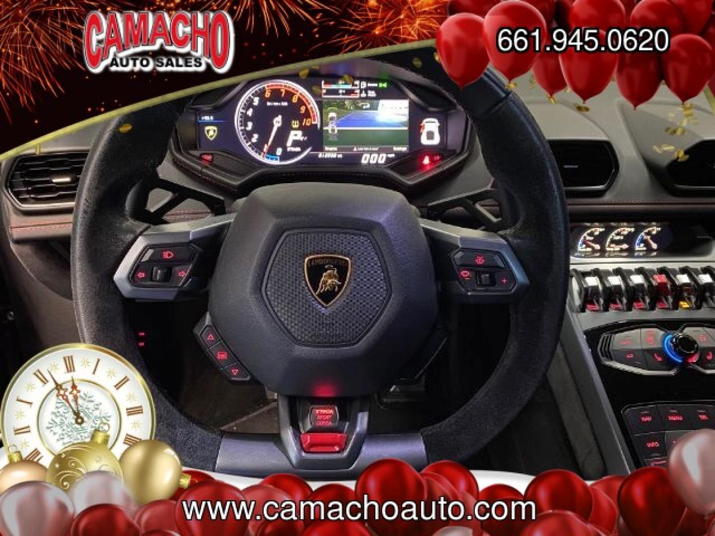 2017 WHITE Lamborghini Huracan (ZHWUC2ZF6HL) with an V10 5.2 Liter engine, Auto 7-Spd Dual-Clutch transmission, located at 412 Auto Vista Drive, Palmdale, CA, 93551, (661) 945-0620, 34.592636, -118.136681- Photo#10