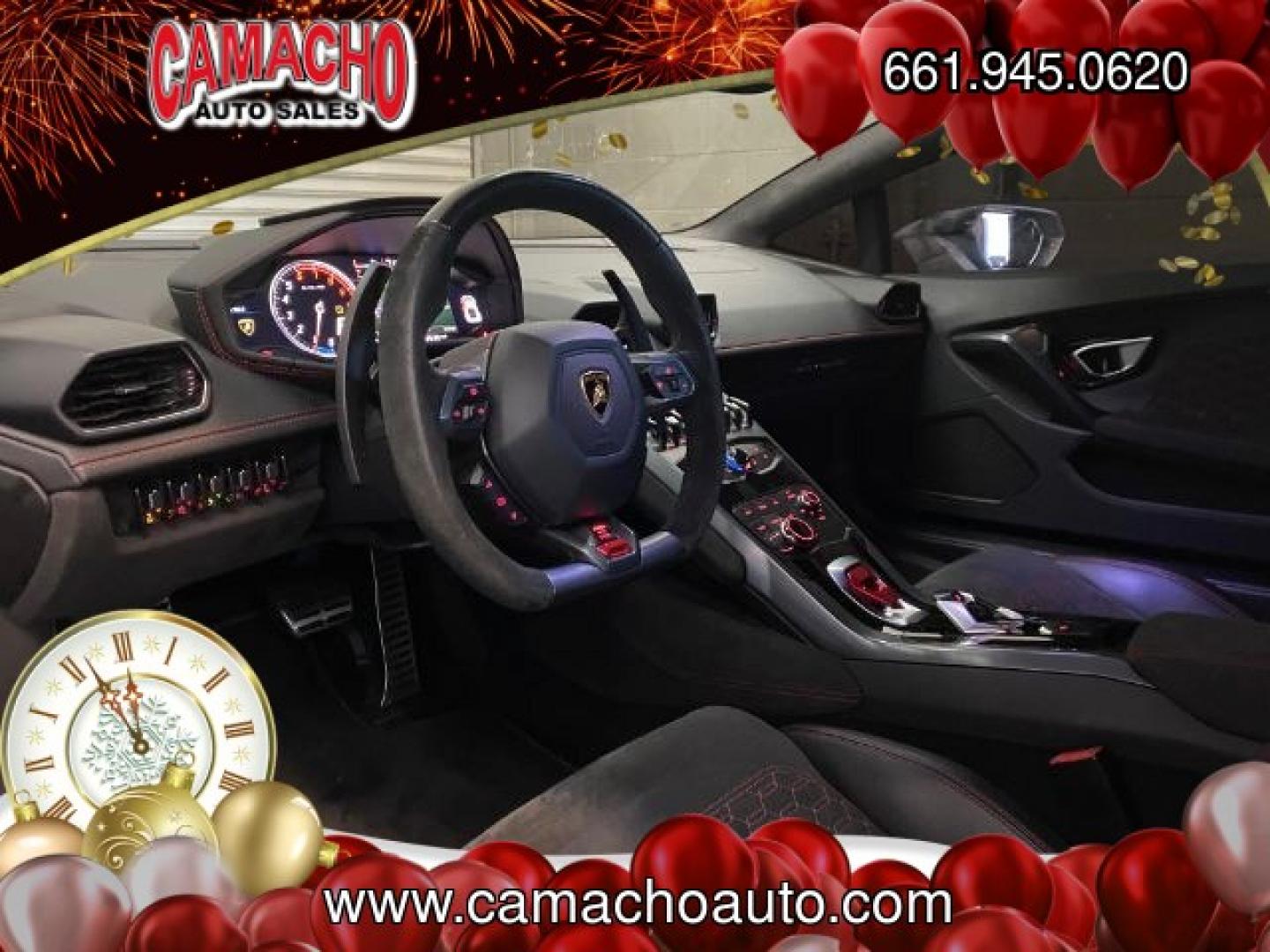 2017 WHITE Lamborghini Huracan (ZHWUC2ZF6HL) with an V10 5.2 Liter engine, Auto 7-Spd Dual-Clutch transmission, located at 412 Auto Vista Drive, Palmdale, CA, 93551, (661) 945-0620, 34.592636, -118.136681- Photo#17