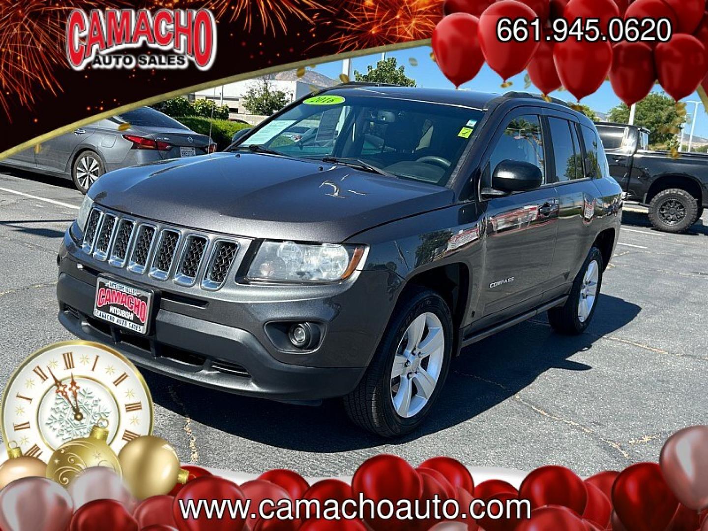 2016 Jeep Compass (1C4NJCBA5GD) with an 4-Cyl 2.0 Liter engine, located at 412 Auto Vista Drive, Palmdale, CA, 93551, (661) 945-0620, 34.592636, -118.136681 - Photo#2