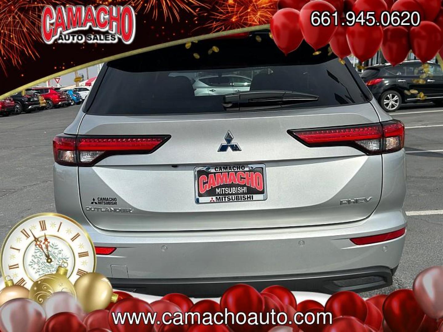2025 SILVER Mitsubishi Outlander Plug-In Hybrid (JA4T5UA9XSZ) with an 4-Cyl Hybrid 2.4 Liter engine, Automatic 1-Spd transmission, located at 412 Auto Vista Drive, Palmdale, CA, 93551, (661) 945-0620, 34.592636, -118.136681- Photo#1