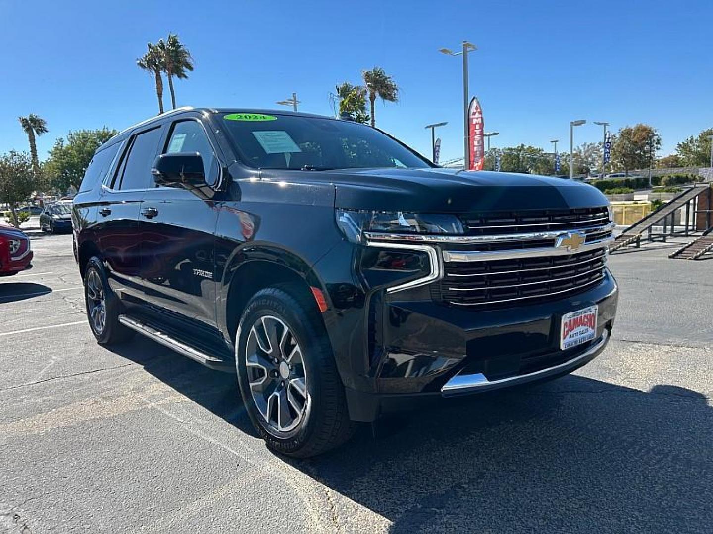 2024 BLACK Chevrolet Tahoe (1GNSCNKDXRR) with an 8-Cyl 5.3 Liter engine, Automatic 10-Spd transmission, located at 412 Auto Vista Drive, Palmdale, CA, 93551, (661) 945-0620, 34.592636, -118.136681 - Photo#0