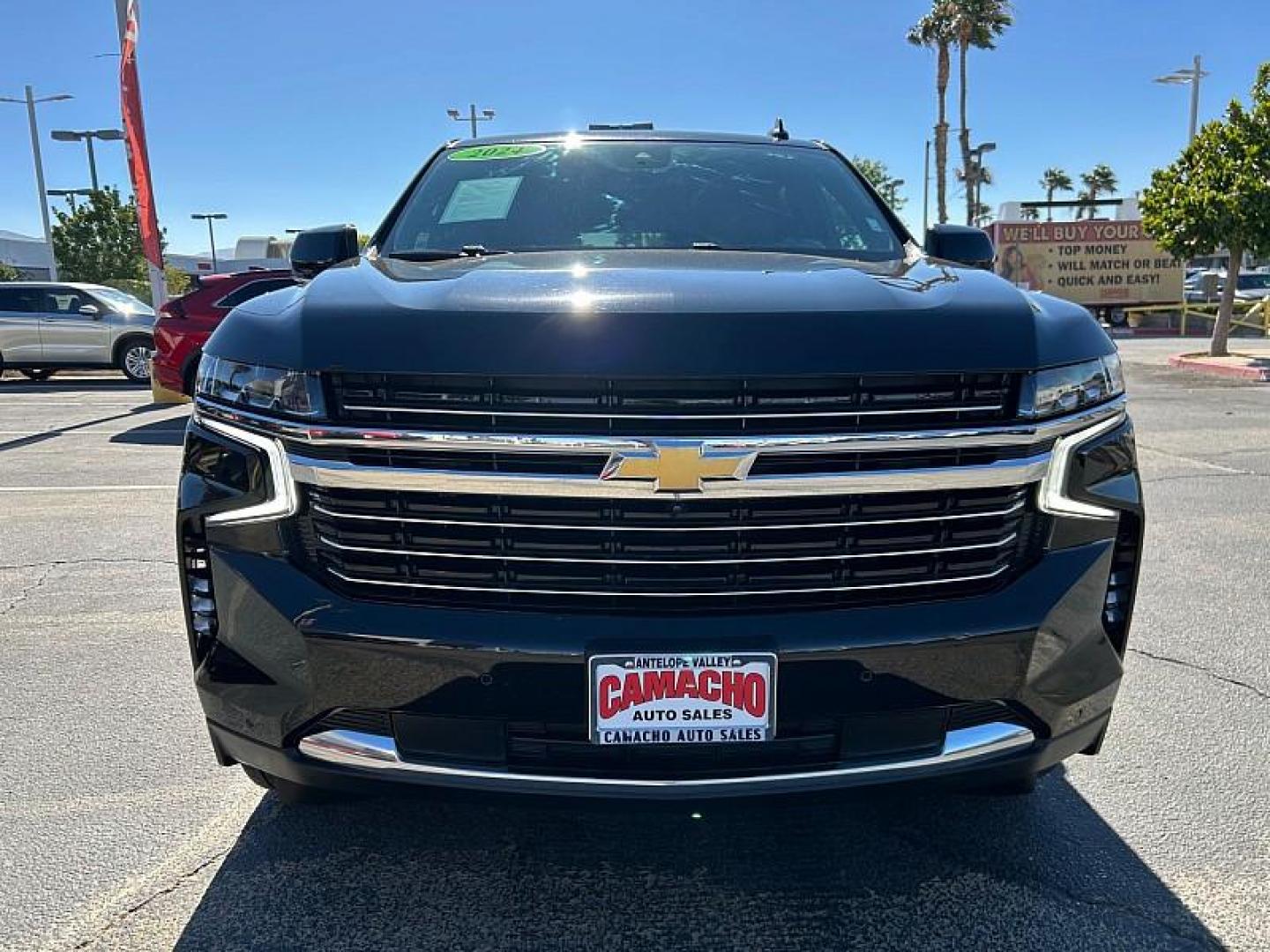 2024 BLACK Chevrolet Tahoe (1GNSCNKDXRR) with an 8-Cyl 5.3 Liter engine, Automatic 10-Spd transmission, located at 412 Auto Vista Drive, Palmdale, CA, 93551, (661) 945-0620, 34.592636, -118.136681 - Photo#1