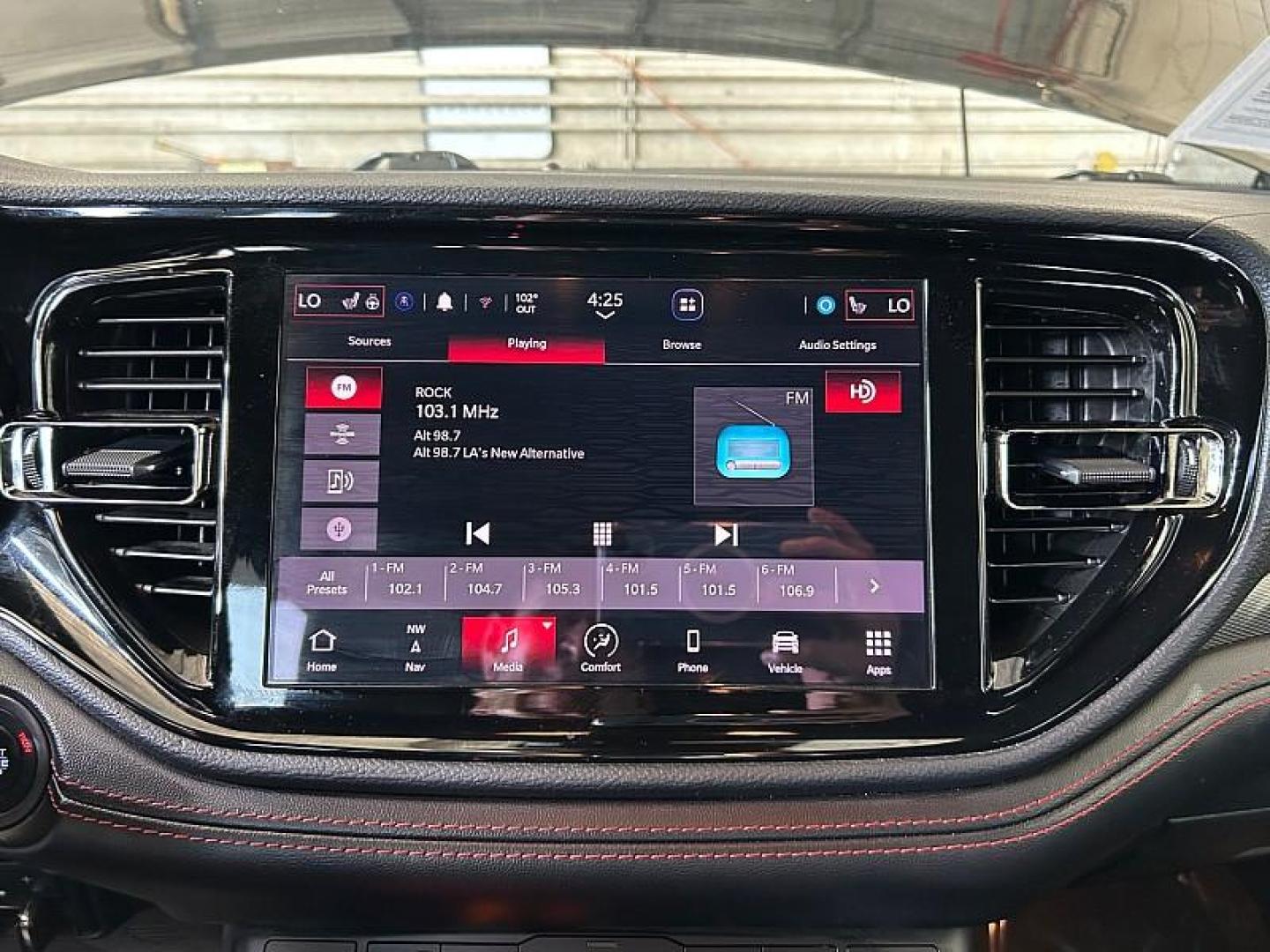 2023 BLACK Dodge Durango (1C4RDJDG7PC) with an V6 3.6 Liter engine, Automatic 8-Spd transmission, located at 412 Auto Vista Drive, Palmdale, CA, 93551, (661) 945-0620, 34.592636, -118.136681 - Photo#12