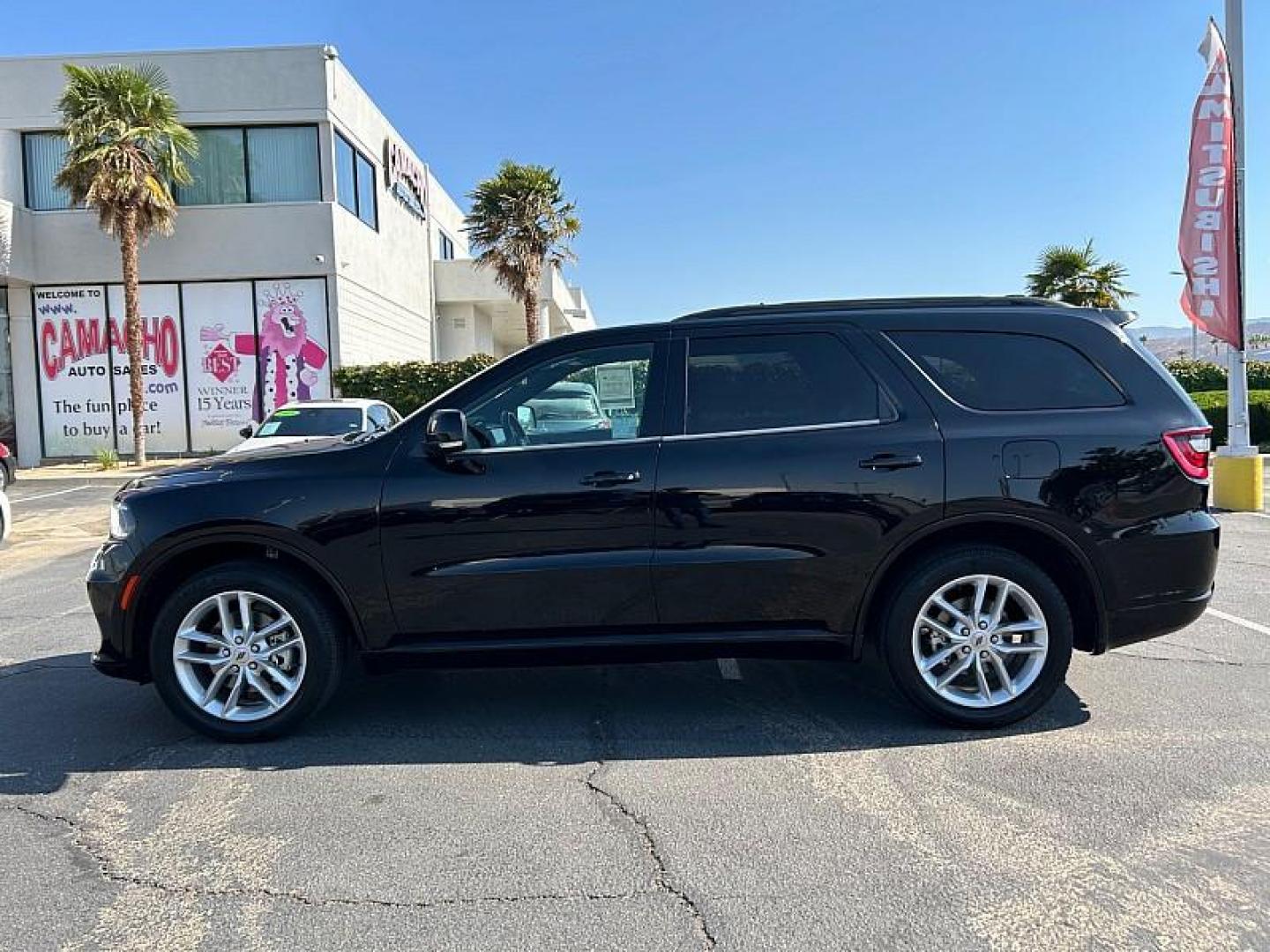 2023 BLACK Dodge Durango (1C4RDJDG7PC) with an V6 3.6 Liter engine, Automatic 8-Spd transmission, located at 412 Auto Vista Drive, Palmdale, CA, 93551, (661) 945-0620, 34.592636, -118.136681 - Photo#28