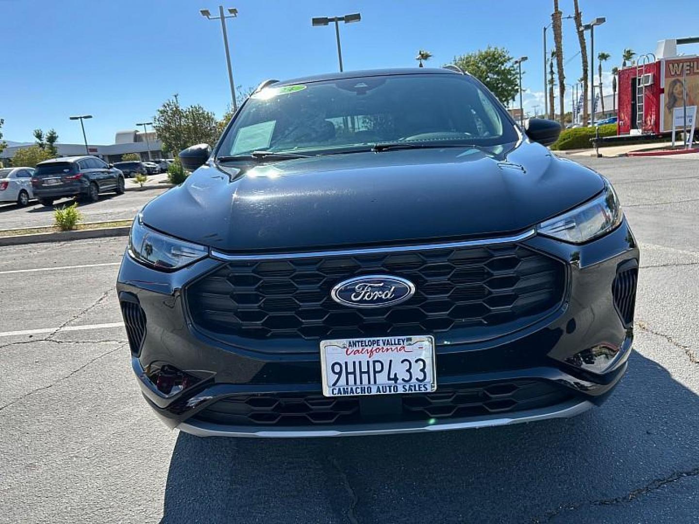 2024 BLACK Ford Escape (1FMCU9MNXRU) with an 3-Cyl EcoBoost Turbo 1.5 Liter engine, Automatic 8-Spd transmission, located at 412 Auto Vista Drive, Palmdale, CA, 93551, (661) 945-0620, 34.592636, -118.136681 - Photo#1