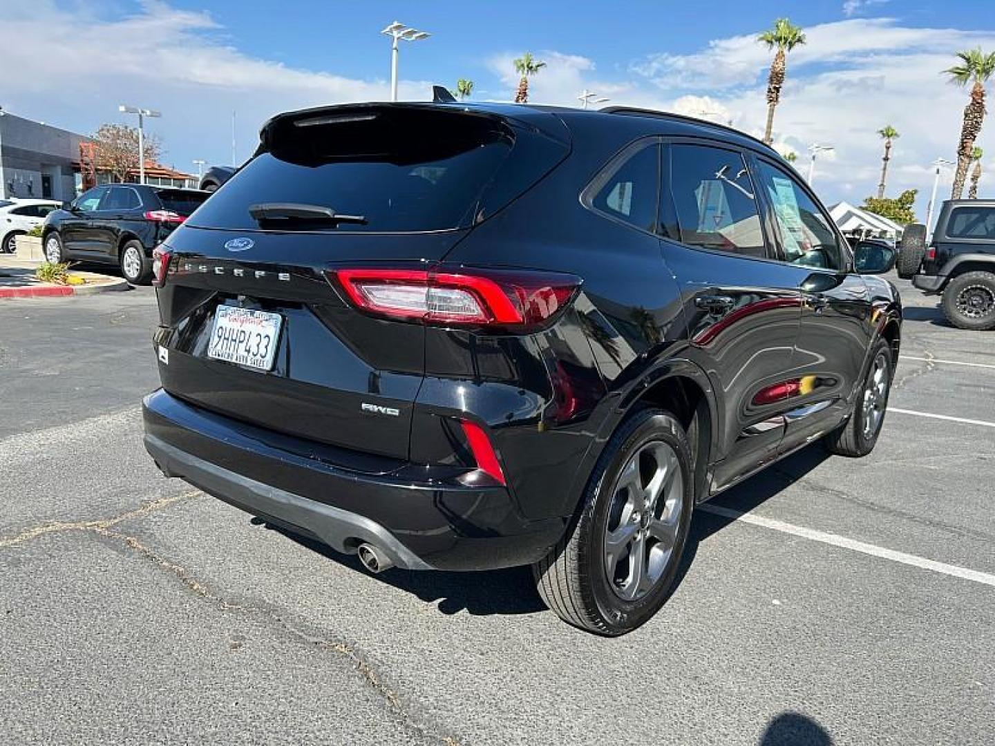 2024 BLACK Ford Escape (1FMCU9MNXRU) with an 3-Cyl EcoBoost Turbo 1.5 Liter engine, Automatic 8-Spd transmission, located at 412 Auto Vista Drive, Palmdale, CA, 93551, (661) 945-0620, 34.592636, -118.136681 - Photo#2