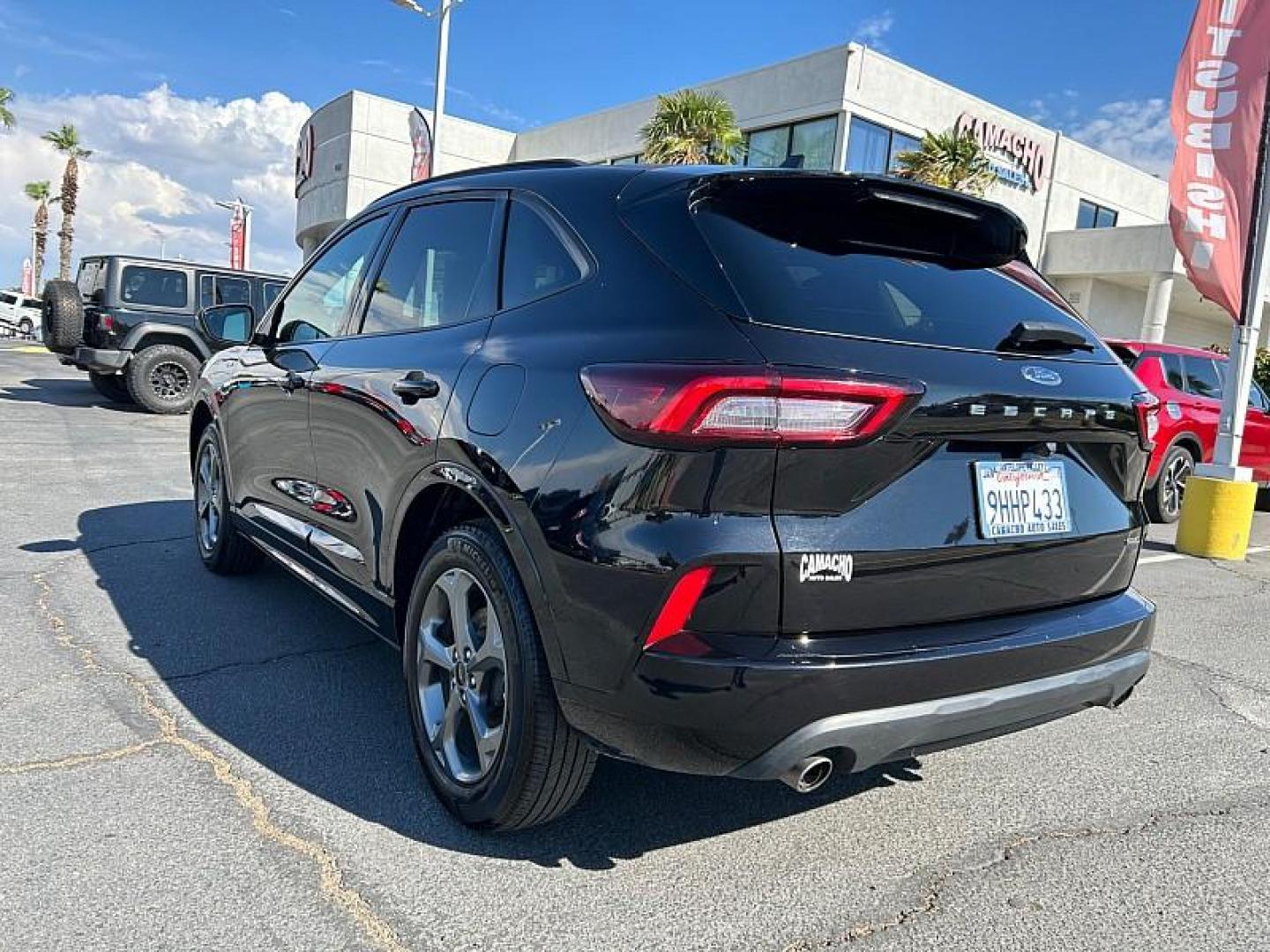 2024 BLACK Ford Escape (1FMCU9MNXRU) with an 3-Cyl EcoBoost Turbo 1.5 Liter engine, Automatic 8-Spd transmission, located at 412 Auto Vista Drive, Palmdale, CA, 93551, (661) 945-0620, 34.592636, -118.136681 - Photo#4