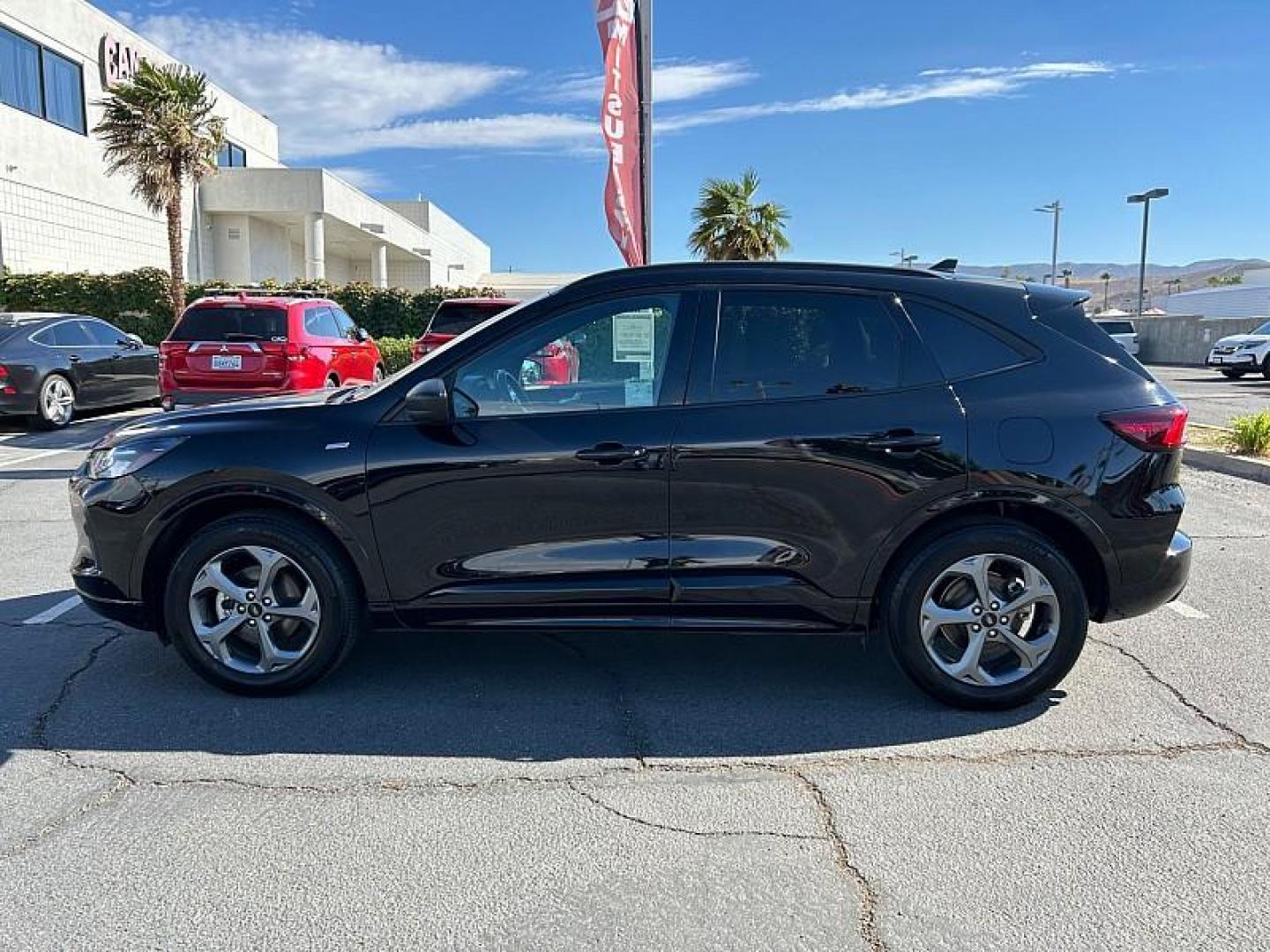 2024 BLACK Ford Escape (1FMCU9MNXRU) with an 3-Cyl EcoBoost Turbo 1.5 Liter engine, Automatic 8-Spd transmission, located at 412 Auto Vista Drive, Palmdale, CA, 93551, (661) 945-0620, 34.592636, -118.136681 - Photo#5