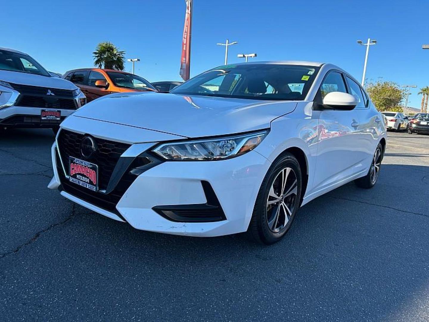 2021 WHITE Nissan Sentra (3N1AB8CV8MY) with an 4-Cyl 2.0 Liter engine, Automatic CVT w/Xtronic transmission, located at 412 Auto Vista Drive, Palmdale, CA, 93551, (661) 945-0620, 34.592636, -118.136681 - Photo#6
