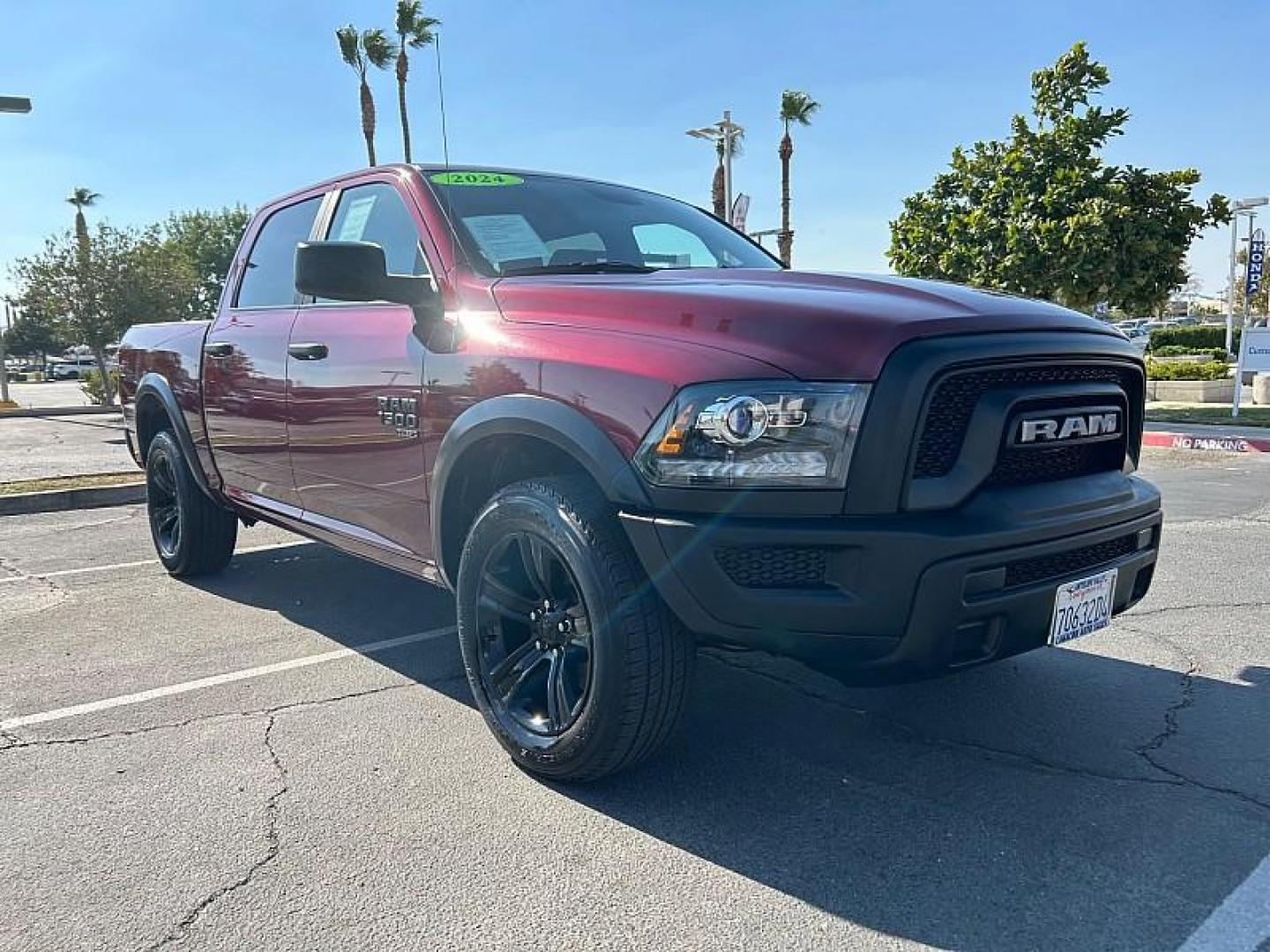2024 RED Ram 1500 Classic 4WD (1C6RR7LG4RS) with an 6-Cyl 3.6 Liter engine, Automatic 8-Spd transmission, located at 412 Auto Vista Drive, Palmdale, CA, 93551, (661) 945-0620, 34.592636, -118.136681 - Photo#0
