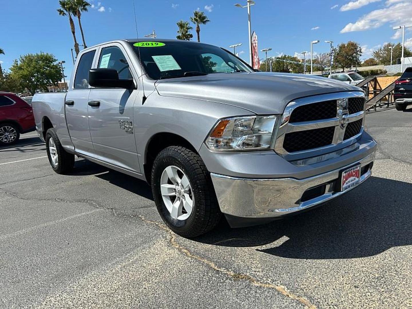 2019 SILVER Ram 1500 Classic 2WD (1C6RR6FG3KS) with an 6-Cyl 3.6 Liter engine, Automatic 8-Spd transmission, located at 412 Auto Vista Drive, Palmdale, CA, 93551, (661) 945-0620, 34.592636, -118.136681 - Photo#1