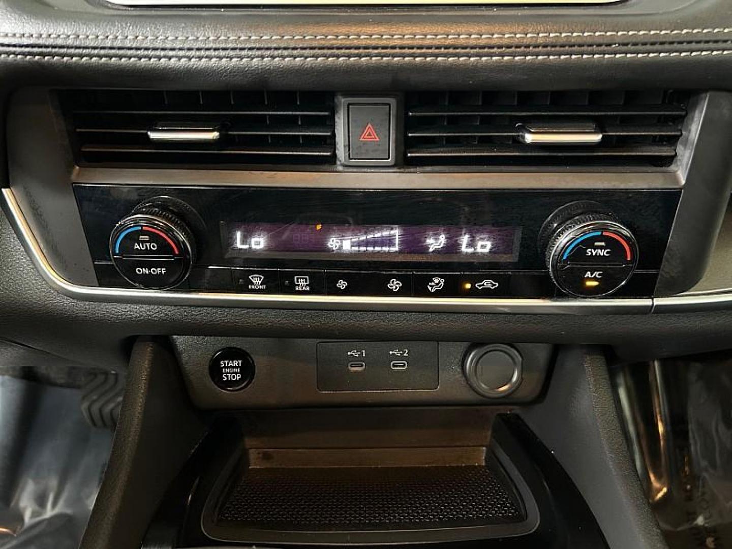 2024 BLACK Nissan Rogue (5N1BT3BA3RC) with an 3-Cyl Turbo 1.5 Liter engine, Automatic CVT transmission, located at 412 Auto Vista Drive, Palmdale, CA, 93551, (661) 945-0620, 34.592636, -118.136681 - Photo#12