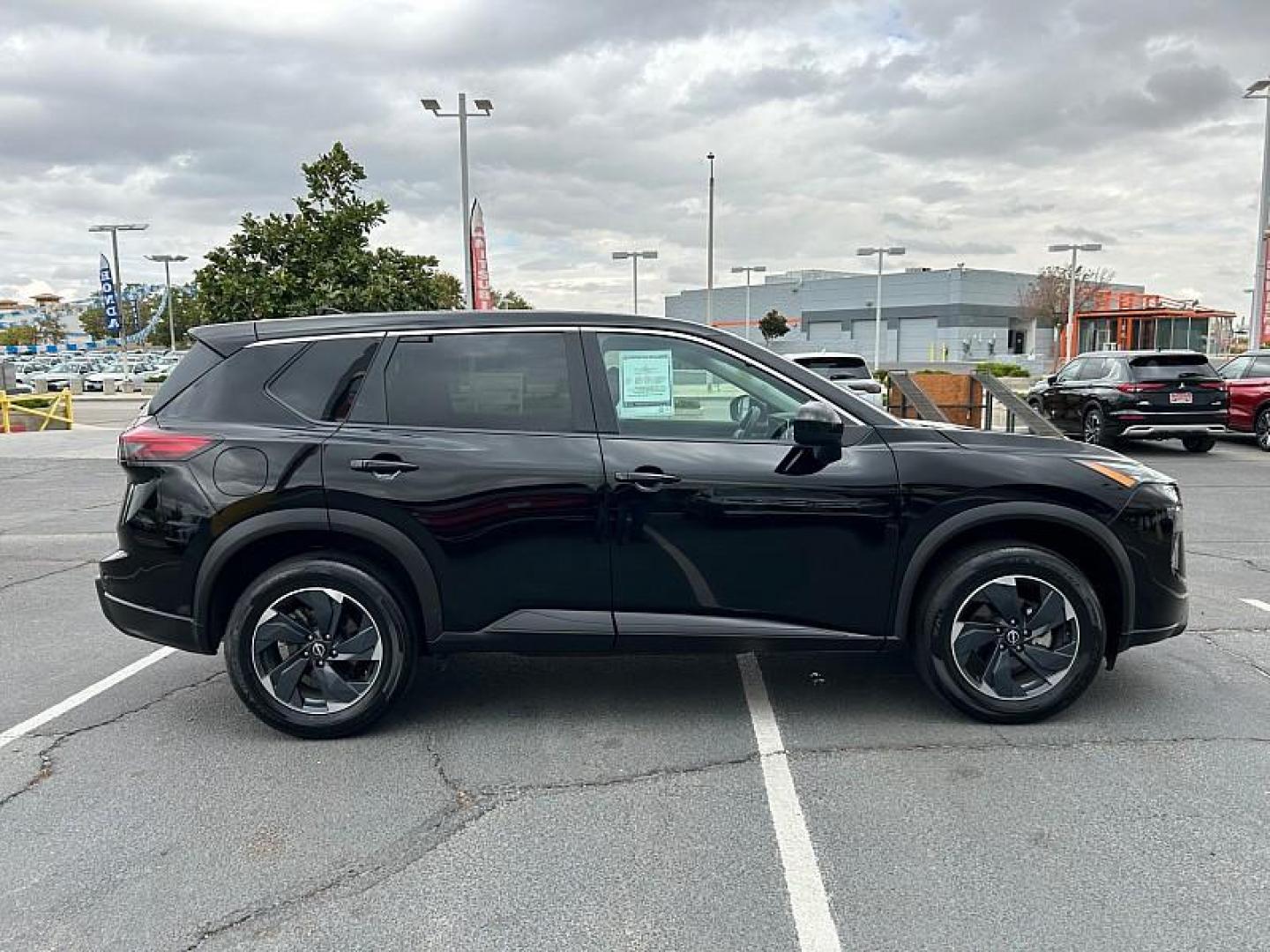 2024 BLACK Nissan Rogue (5N1BT3BA3RC) with an 3-Cyl Turbo 1.5 Liter engine, Automatic CVT transmission, located at 412 Auto Vista Drive, Palmdale, CA, 93551, (661) 945-0620, 34.592636, -118.136681 - Photo#23