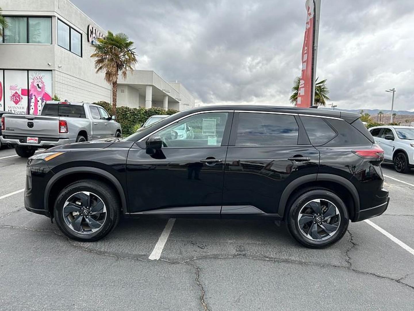 2024 BLACK Nissan Rogue (5N1BT3BA3RC) with an 3-Cyl Turbo 1.5 Liter engine, Automatic CVT transmission, located at 412 Auto Vista Drive, Palmdale, CA, 93551, (661) 945-0620, 34.592636, -118.136681 - Photo#29