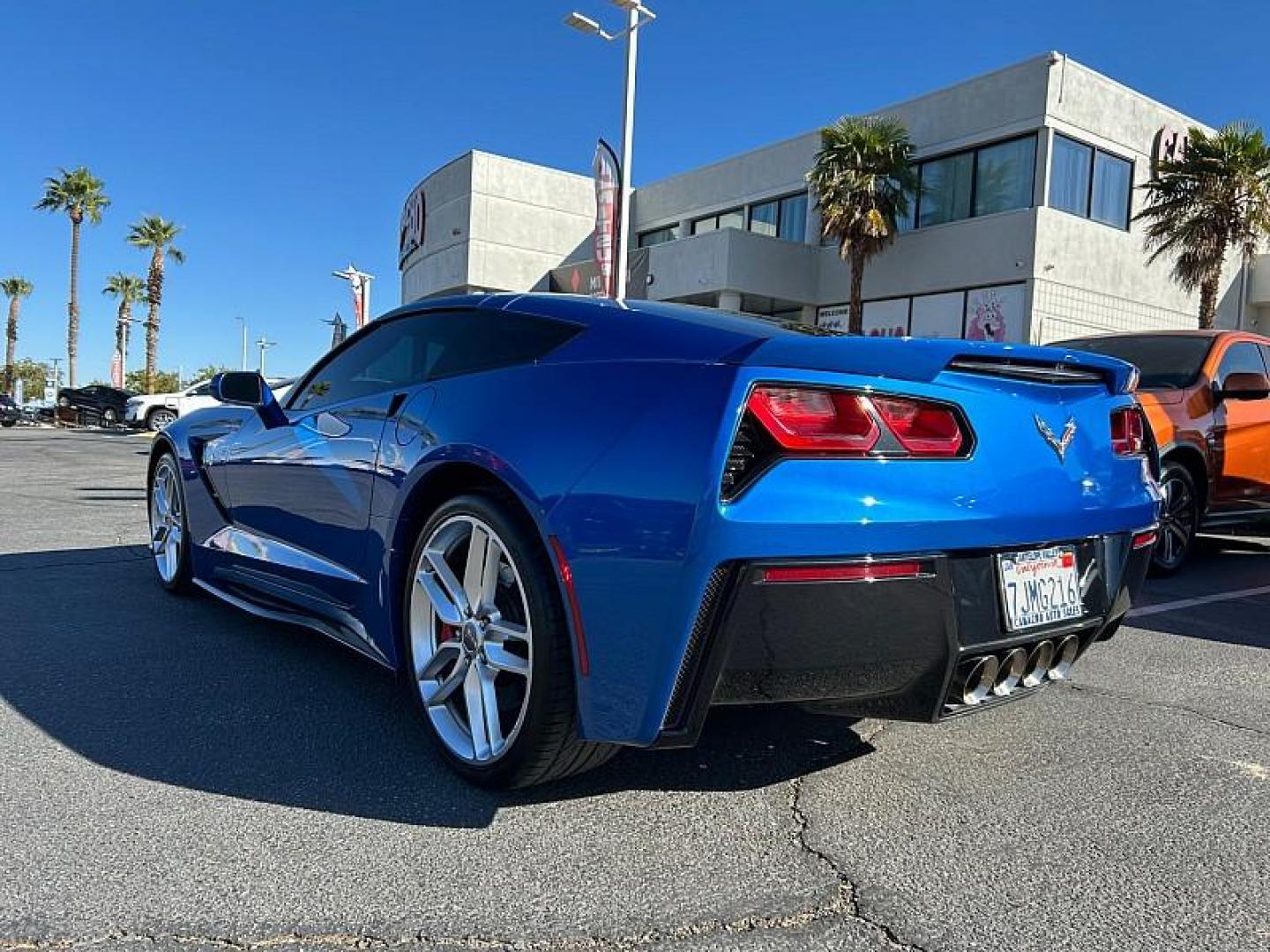 2015 BLUE Chevrolet Corvette (1G1YM2D78F5) with an V8 6.2 Liter engine, located at 412 Auto Vista Drive, Palmdale, CA, 93551, (661) 945-0620, 34.592636, -118.136681 - Photo#4