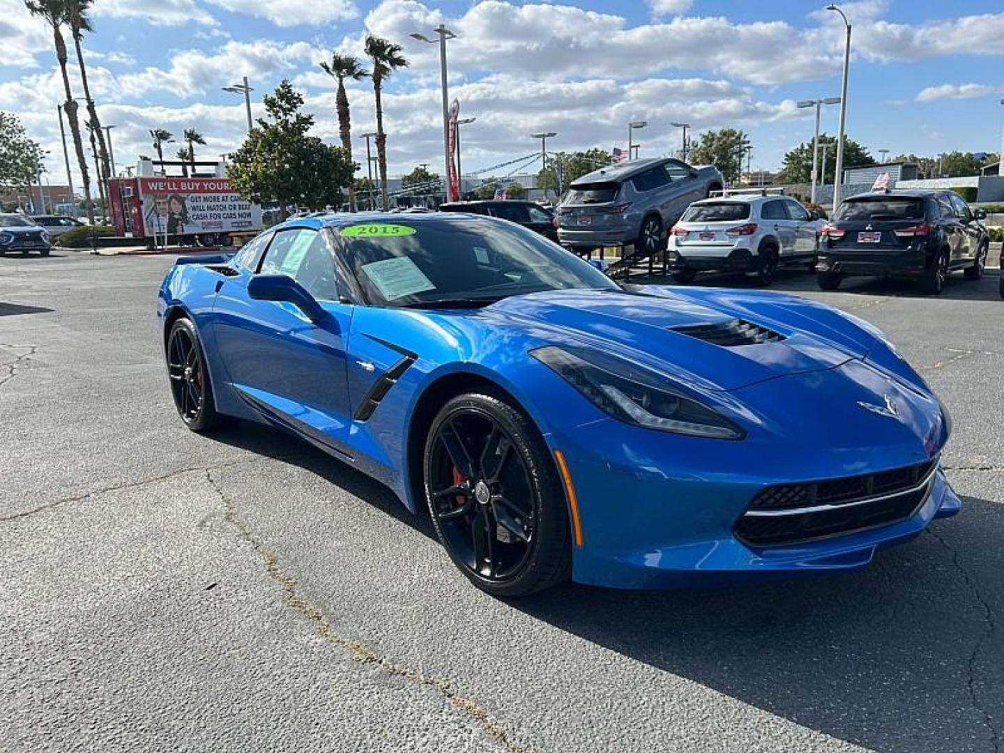 2015 BLUE Chevrolet Corvette (1G1YM2D78F5) with an V8 6.2 Liter engine, Automatic transmission, located at 412 Auto Vista Drive, Palmdale, CA, 93551, (661) 945-0620, 34.592636, -118.136681 - Photo#0