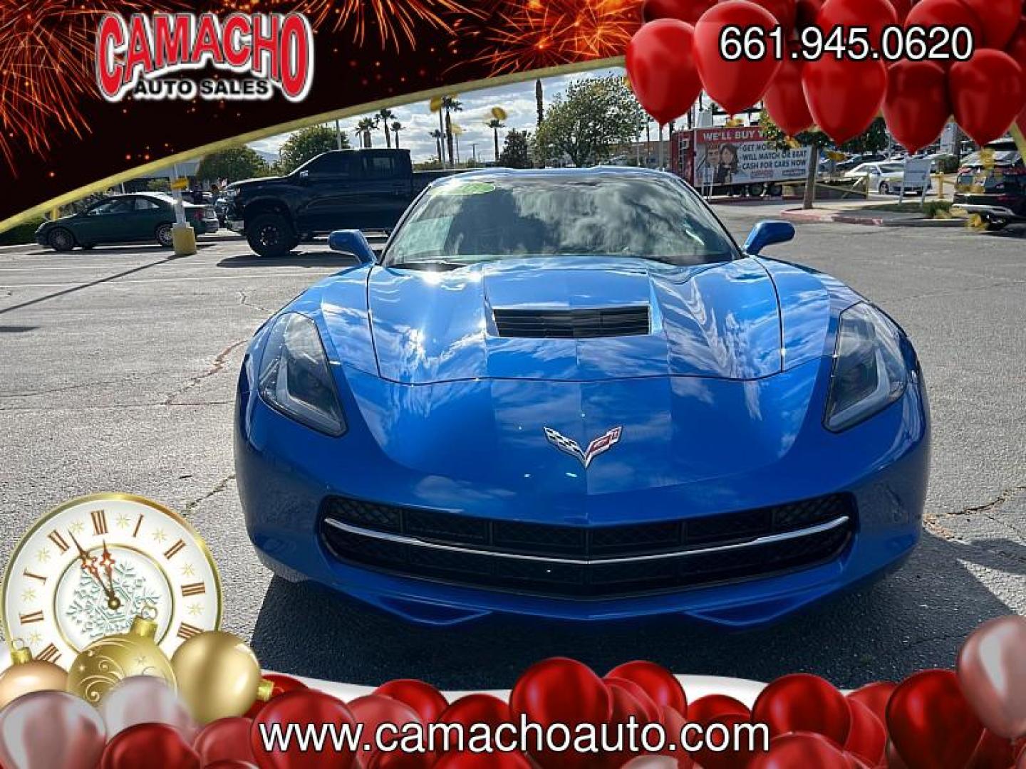 2015 BLUE Chevrolet Corvette (1G1YM2D78F5) with an V8 6.2 Liter engine, Automatic transmission, located at 412 Auto Vista Drive, Palmdale, CA, 93551, (661) 945-0620, 34.592636, -118.136681 - Photo#1