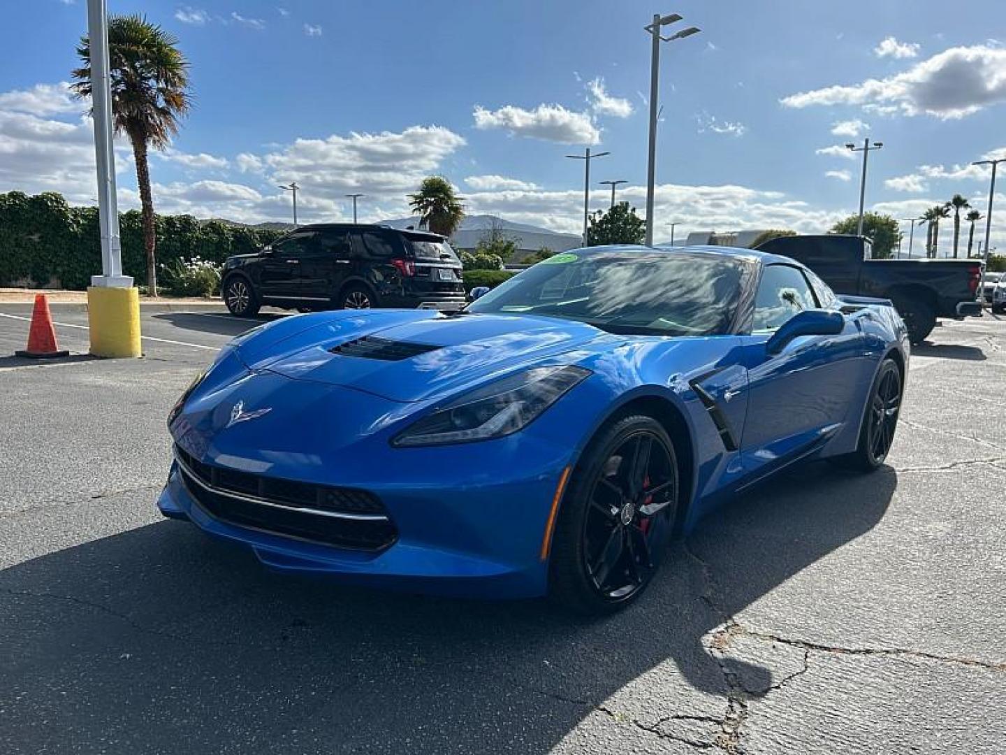 2015 BLUE Chevrolet Corvette (1G1YM2D78F5) with an V8 6.2 Liter engine, Automatic transmission, located at 412 Auto Vista Drive, Palmdale, CA, 93551, (661) 945-0620, 34.592636, -118.136681 - Photo#2