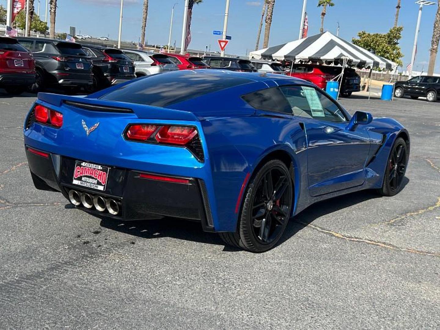 2015 BLUE Chevrolet Corvette (1G1YM2D78F5) with an V8 6.2 Liter engine, Automatic transmission, located at 412 Auto Vista Drive, Palmdale, CA, 93551, (661) 945-0620, 34.592636, -118.136681 - Photo#4