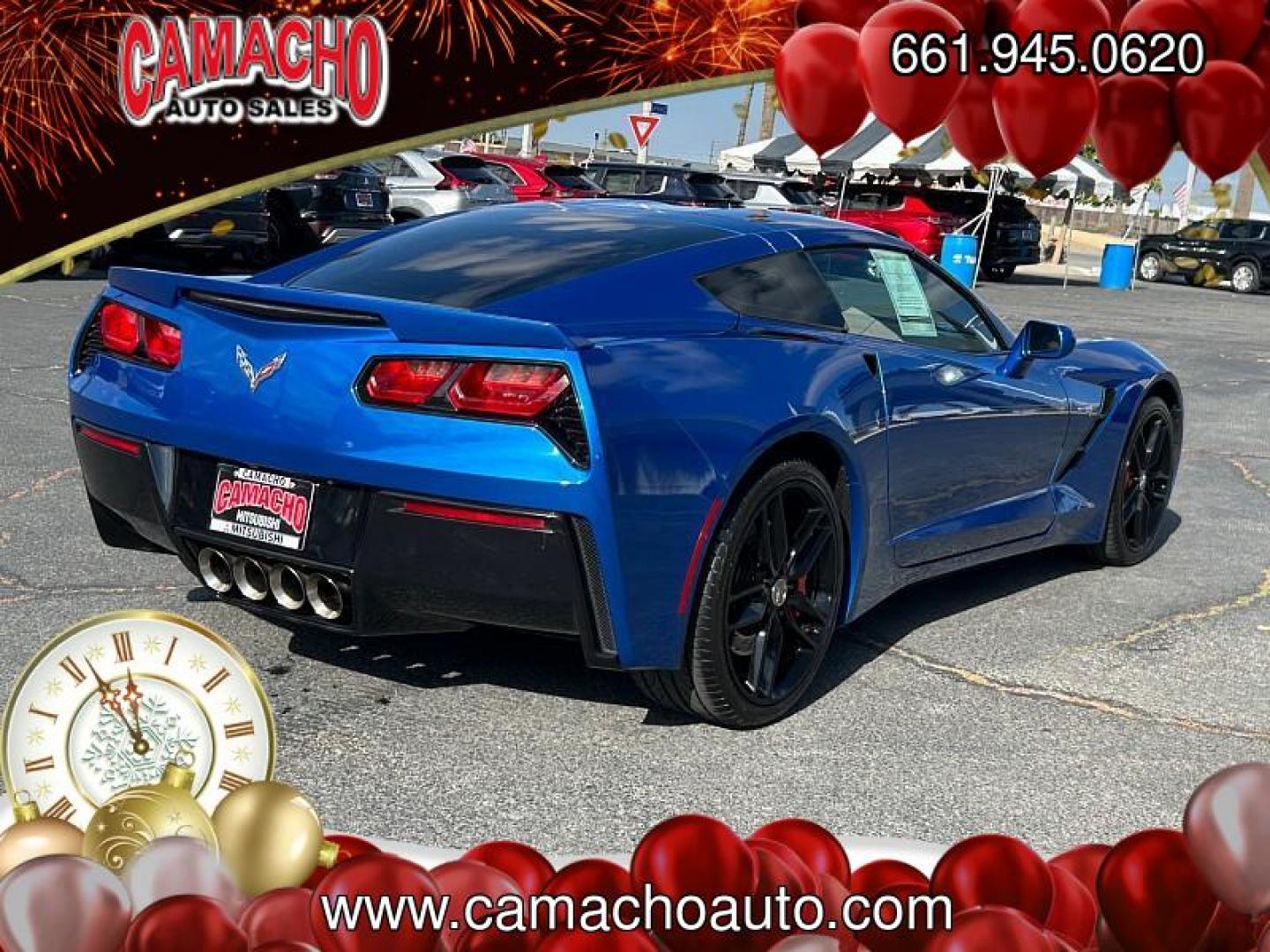 2015 BLUE Chevrolet Corvette (1G1YM2D78F5) with an V8 6.2 Liter engine, Automatic transmission, located at 412 Auto Vista Drive, Palmdale, CA, 93551, (661) 945-0620, 34.592636, -118.136681 - Photo#4