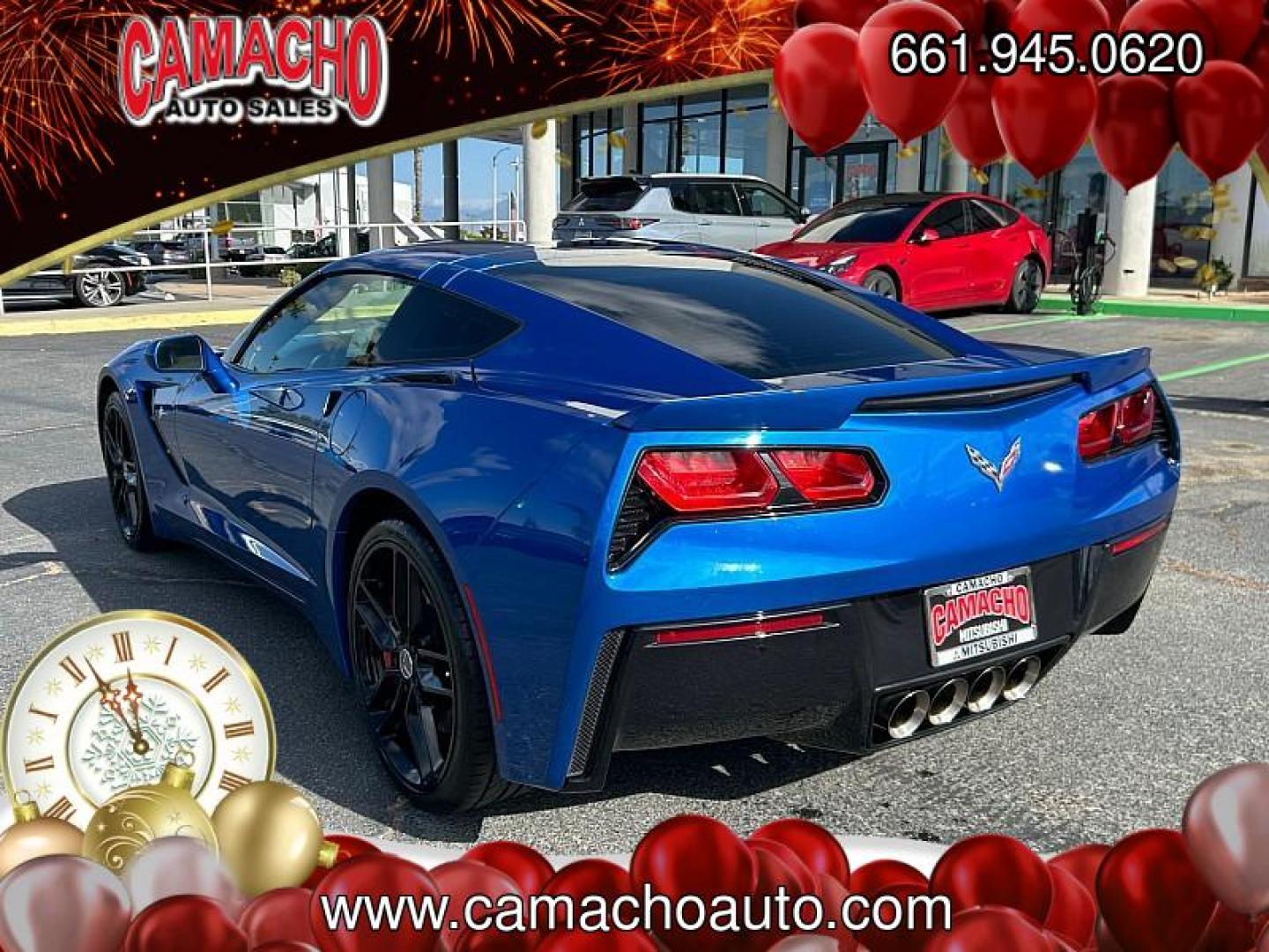 2015 BLUE Chevrolet Corvette (1G1YM2D78F5) with an V8 6.2 Liter engine, Automatic transmission, located at 412 Auto Vista Drive, Palmdale, CA, 93551, (661) 945-0620, 34.592636, -118.136681 - Photo#6