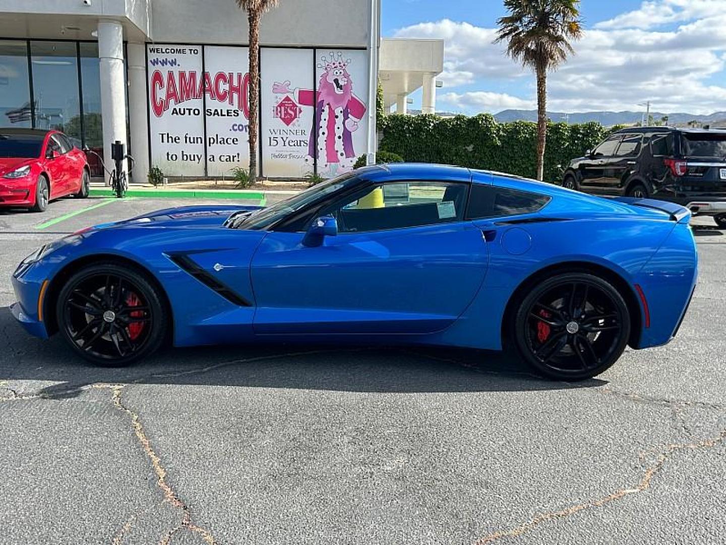 2015 BLUE Chevrolet Corvette (1G1YM2D78F5) with an V8 6.2 Liter engine, Automatic transmission, located at 412 Auto Vista Drive, Palmdale, CA, 93551, (661) 945-0620, 34.592636, -118.136681 - Photo#7