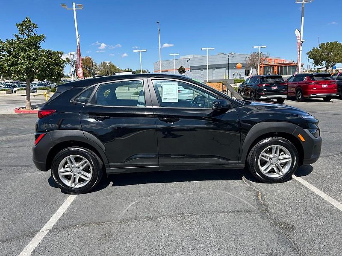2023 BLACK Hyundai Kona (KM8K2CAB3PU) with an 4-Cyl 2.0 Liter engine, Automatic CVT transmission, located at 412 Auto Vista Drive, Palmdale, CA, 93551, (661) 945-0620, 34.592636, -118.136681 - Photo#3