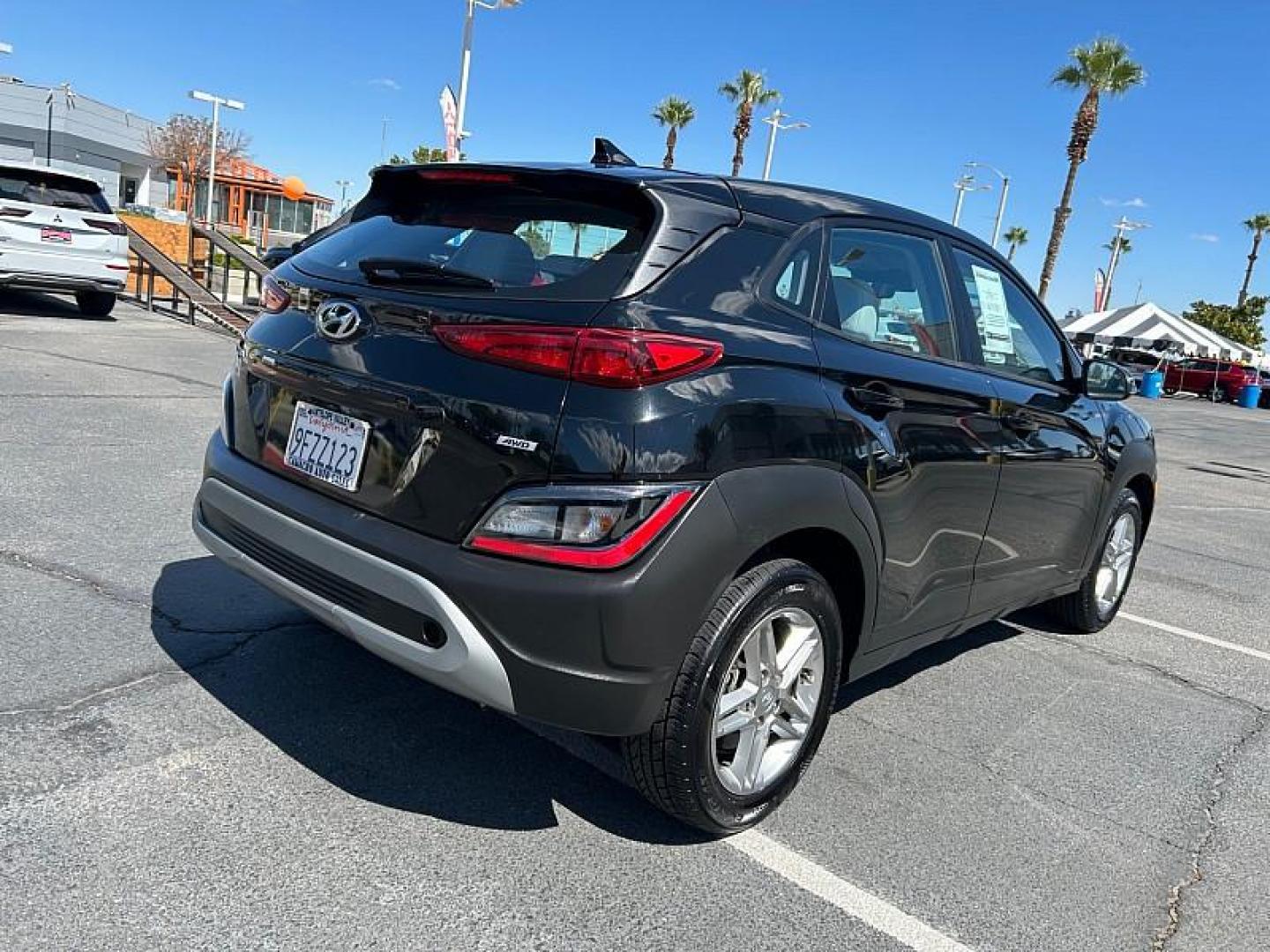 2023 BLACK Hyundai Kona (KM8K2CAB3PU) with an 4-Cyl 2.0 Liter engine, Automatic CVT transmission, located at 412 Auto Vista Drive, Palmdale, CA, 93551, (661) 945-0620, 34.592636, -118.136681 - Photo#4