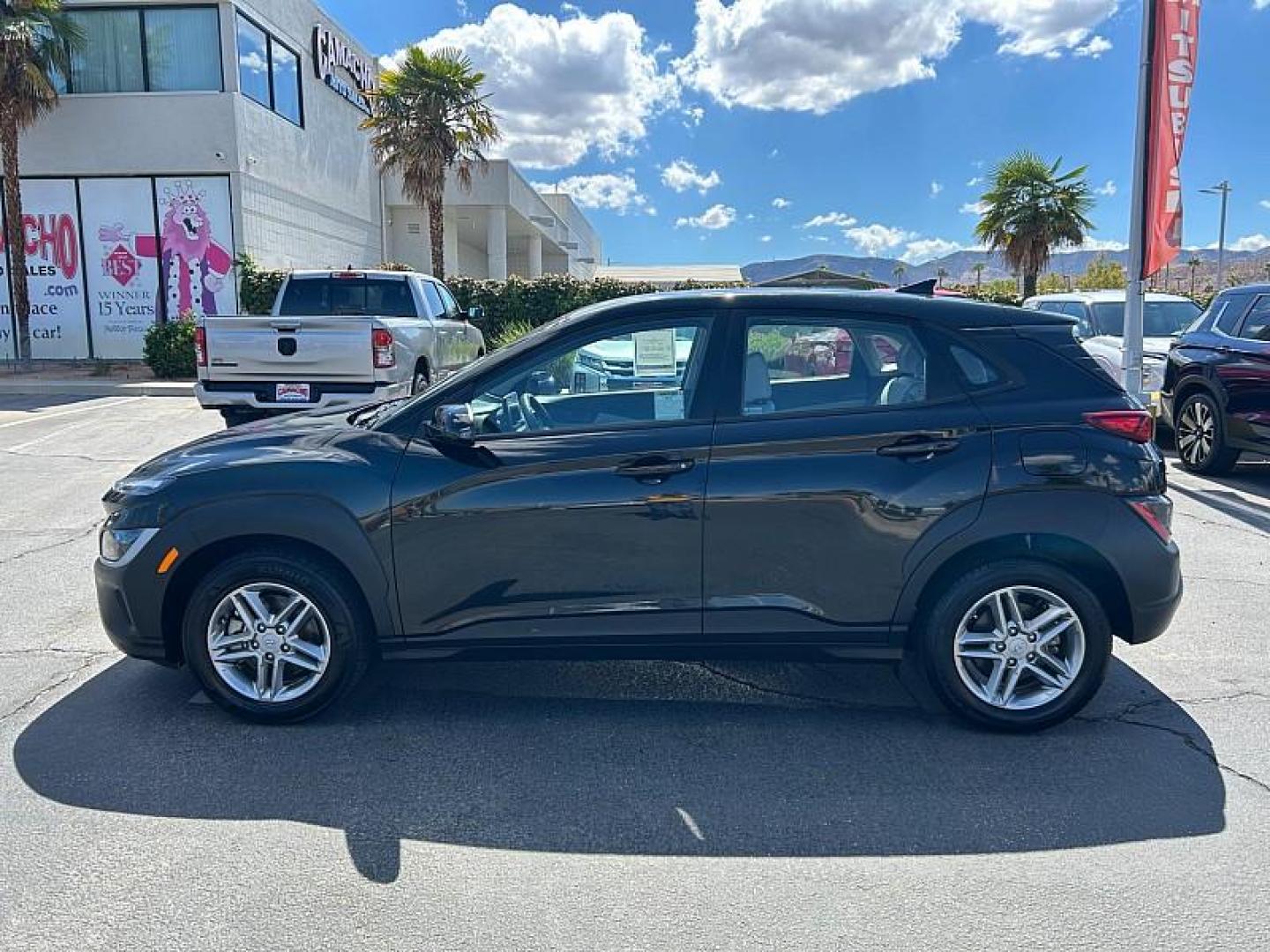 2023 BLACK Hyundai Kona (KM8K2CAB3PU) with an 4-Cyl 2.0 Liter engine, Automatic CVT transmission, located at 412 Auto Vista Drive, Palmdale, CA, 93551, (661) 945-0620, 34.592636, -118.136681 - Photo#7