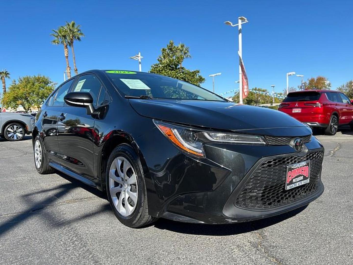 2022 BLACK Toyota Corolla (JTDEPMAE9NJ) with an 4-Cyl 1.8 Liter engine, Automatic CVTi-S transmission, located at 412 Auto Vista Drive, Palmdale, CA, 93551, (661) 945-0620, 34.592636, -118.136681 - Photo#0
