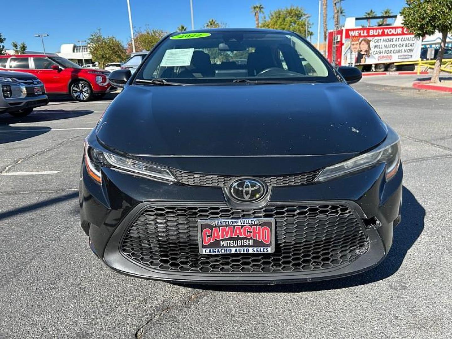 2022 BLACK Toyota Corolla (JTDEPMAE9NJ) with an 4-Cyl 1.8 Liter engine, Automatic CVTi-S transmission, located at 412 Auto Vista Drive, Palmdale, CA, 93551, (661) 945-0620, 34.592636, -118.136681 - Photo#1